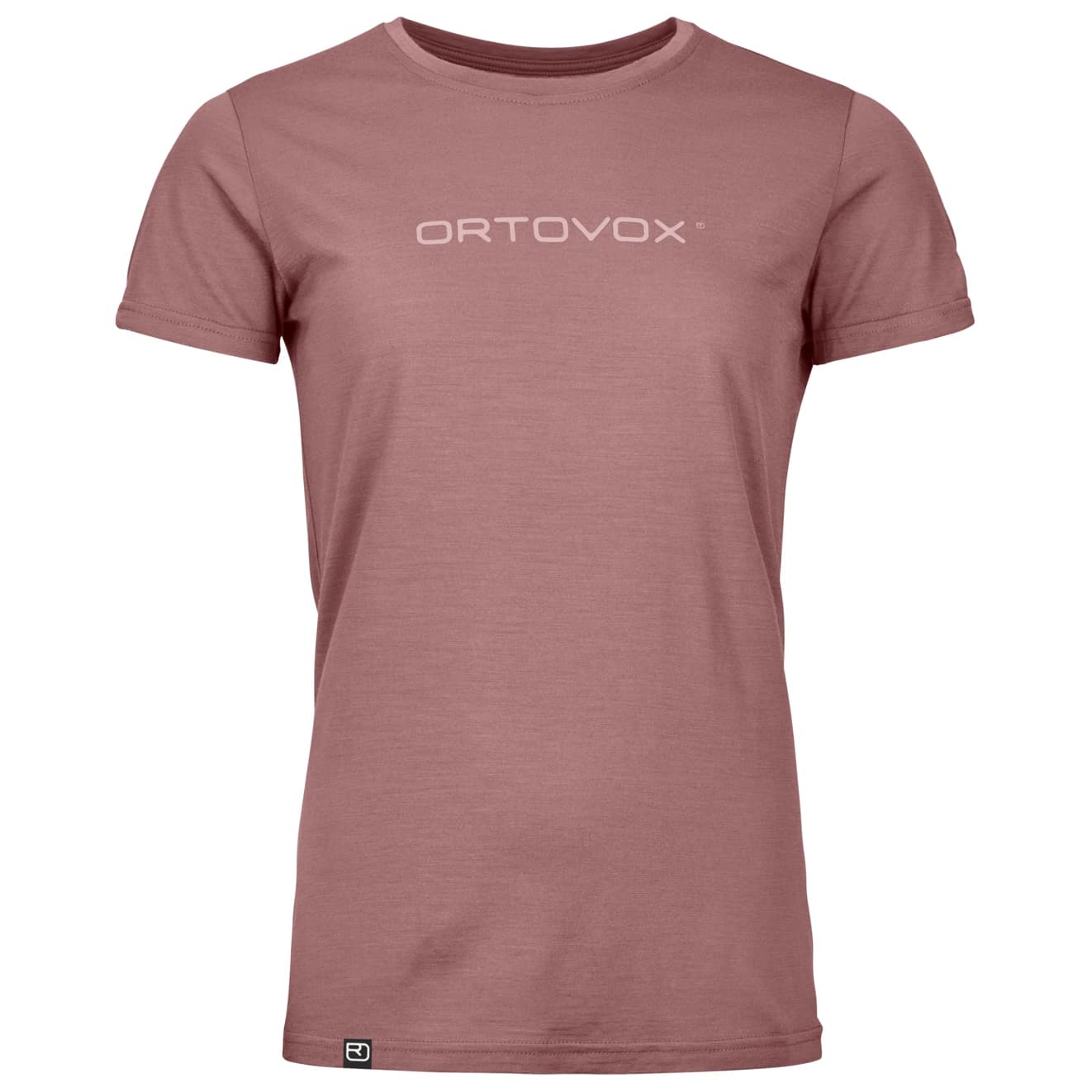 Дамска мериносова блуза Ortovox Women's 150 Cool Brand T-Shirt Merino shirt - Dusk Rose