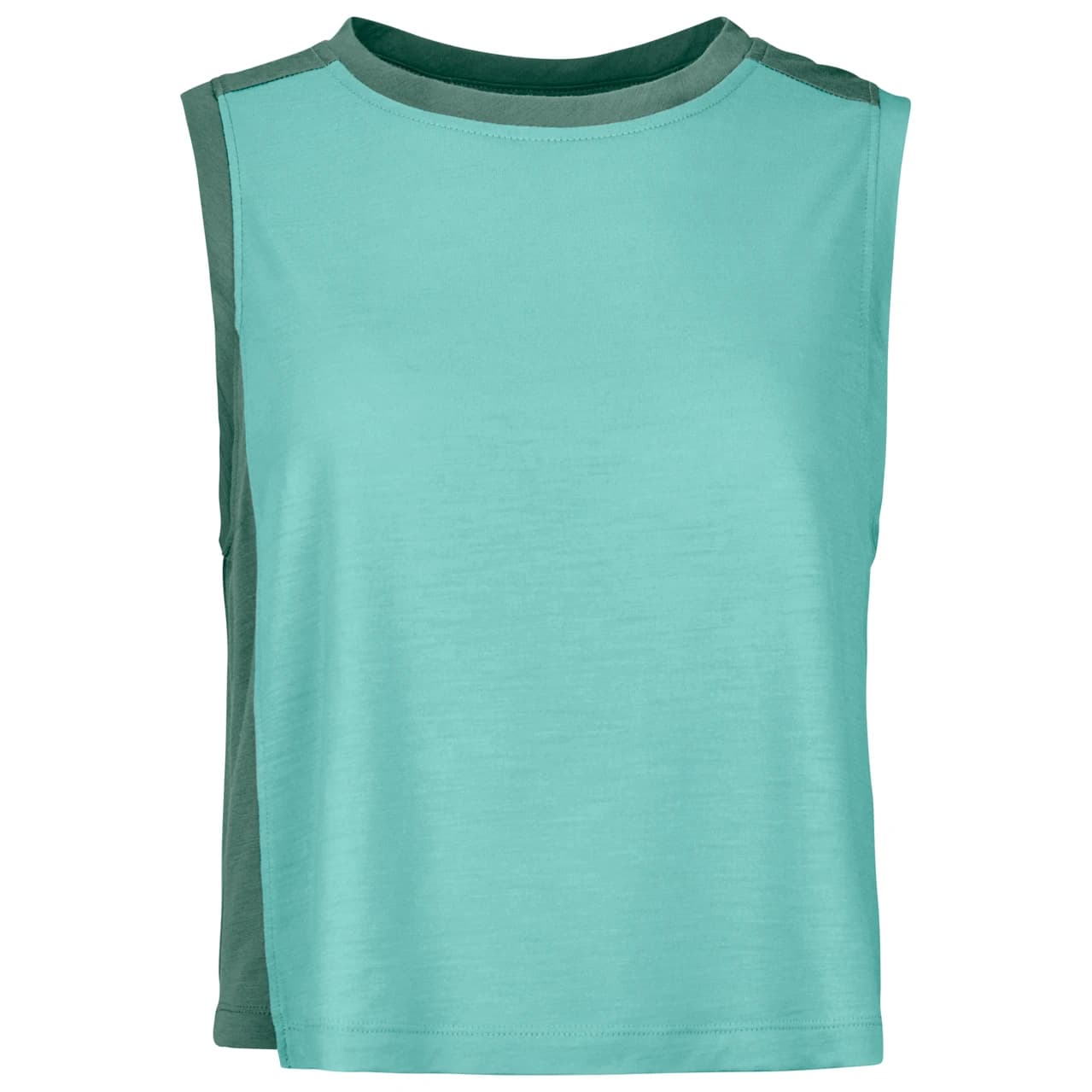 Дамска мериносова блуза Ortovox Women's 150 Cool Crack Top Merino shirt - Aquatic Ice
