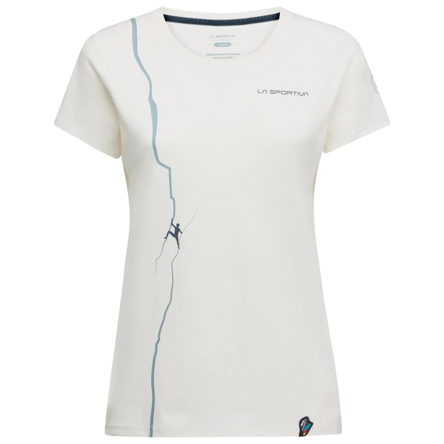 Дамска тениска La sportiva Women's Route T-shirt - Chalk / Limestone