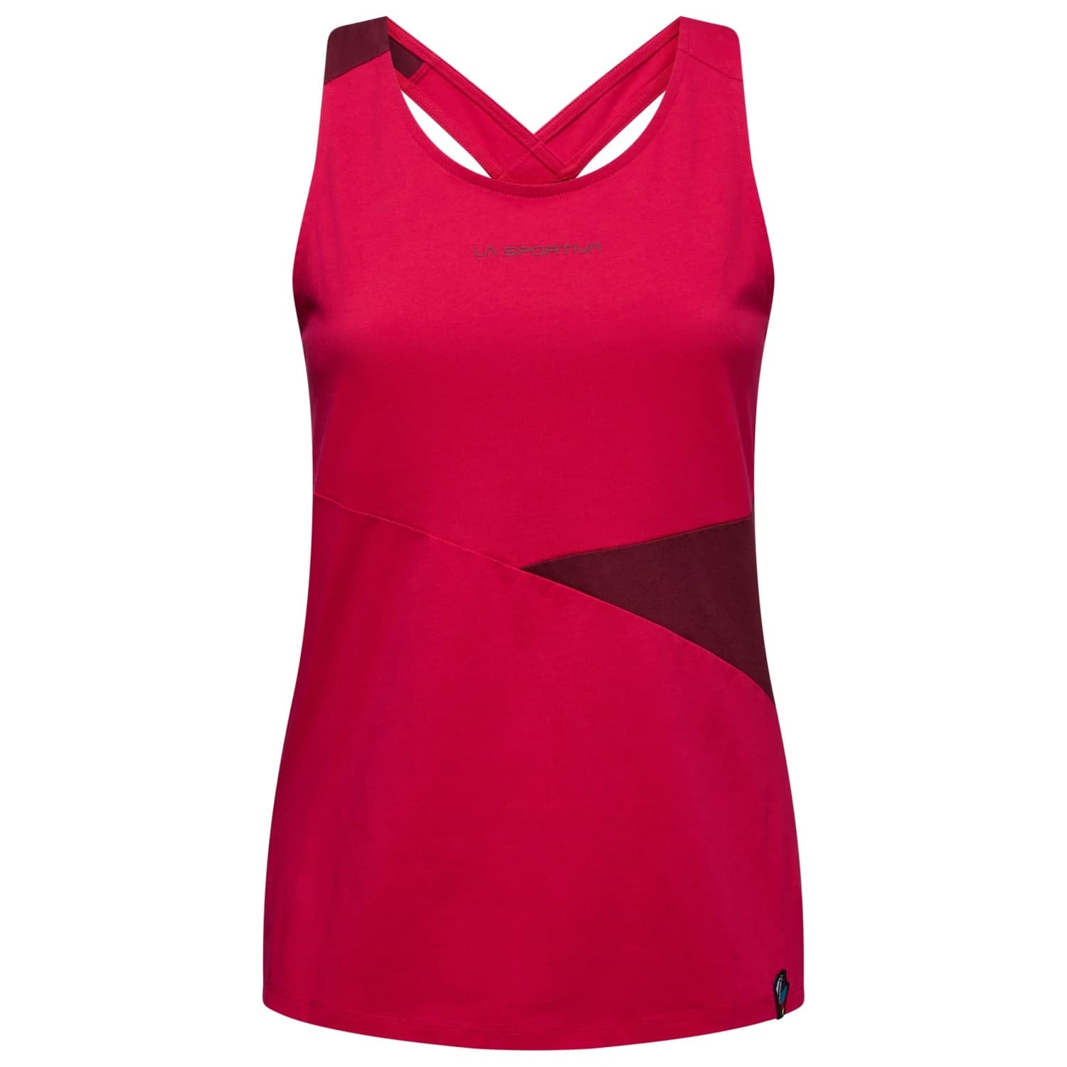 Дамски потник с широка презрамка La Sportiva Women's Twist Top - Azalea / Redwood