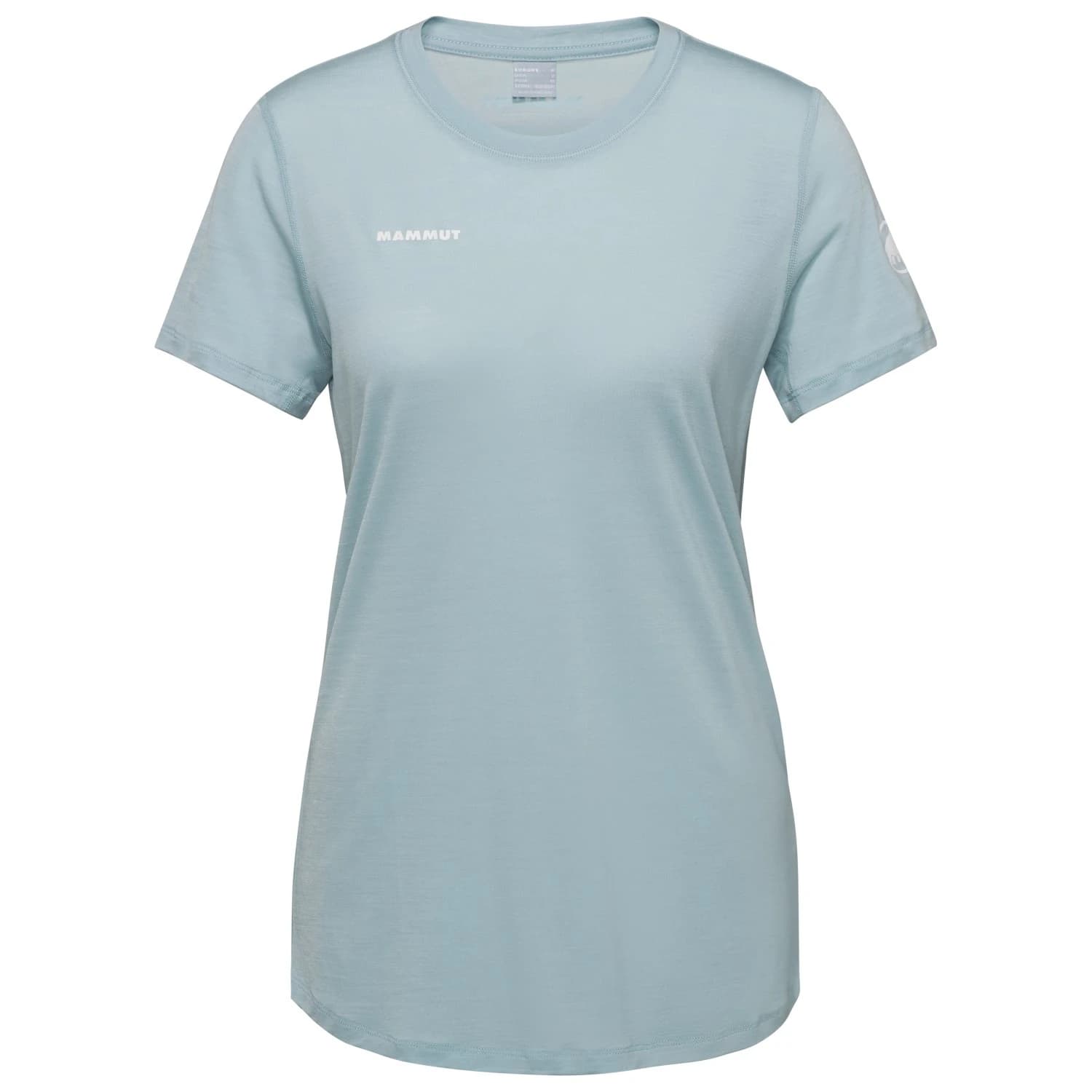 Дамска мериносова блуза Mammut Women's Tree Wool Firstlayer T-Shirt Merino shirt - Nebla