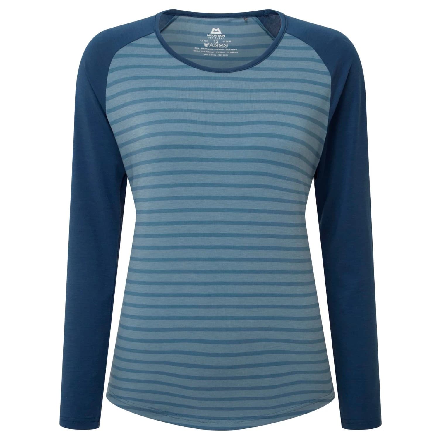 Дамска спортна тениска Mountain Equipment Women's Redline L/S Tee Longsleeve - Bluefin Stripe / Denim Blue