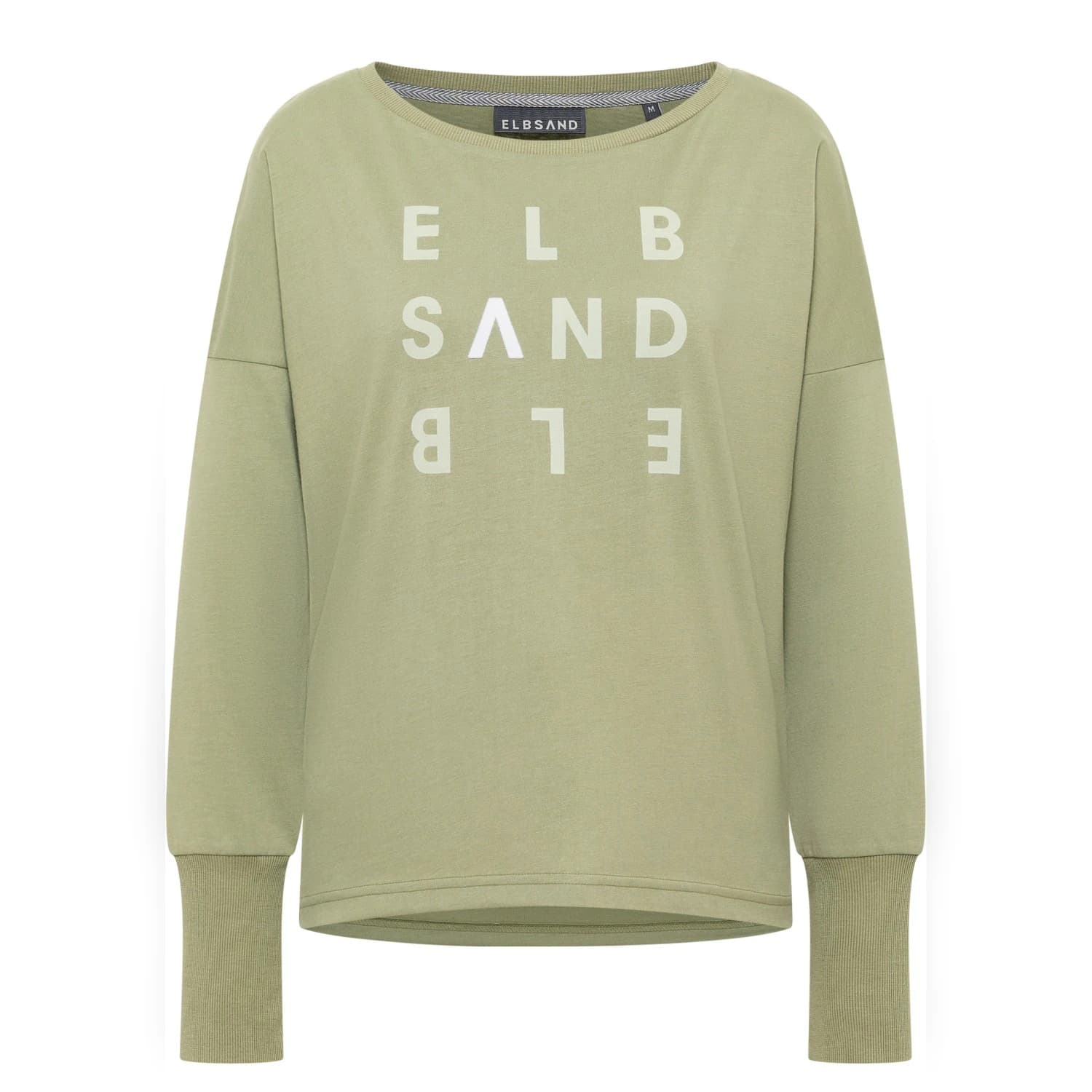 Дамска блуза с дълъг ръкав ELBSAND Women's Ingiara T-Shirt Longsleeve - Green Leaf