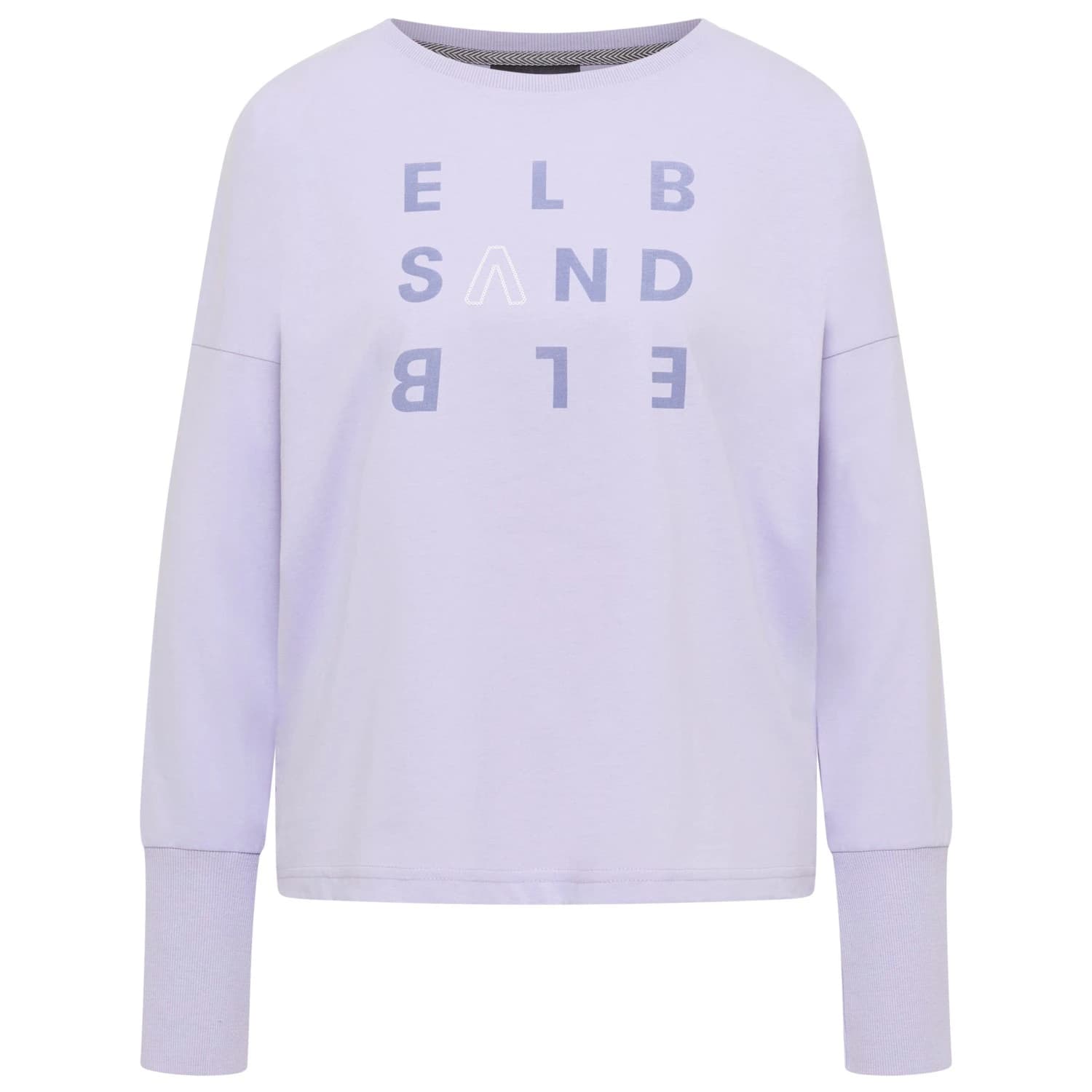 Дамска блуза с дълъг ръкав ELBSAND Women's Ingiara T-Shirt Longsleeve - Lilac Frost