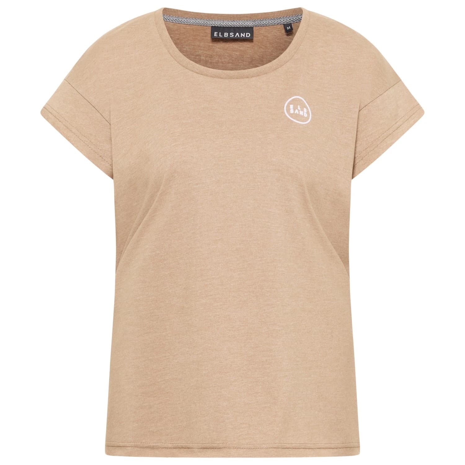 Дамска тениска ELBSAND Women's Ranva T-Shirt - Nougat Melange