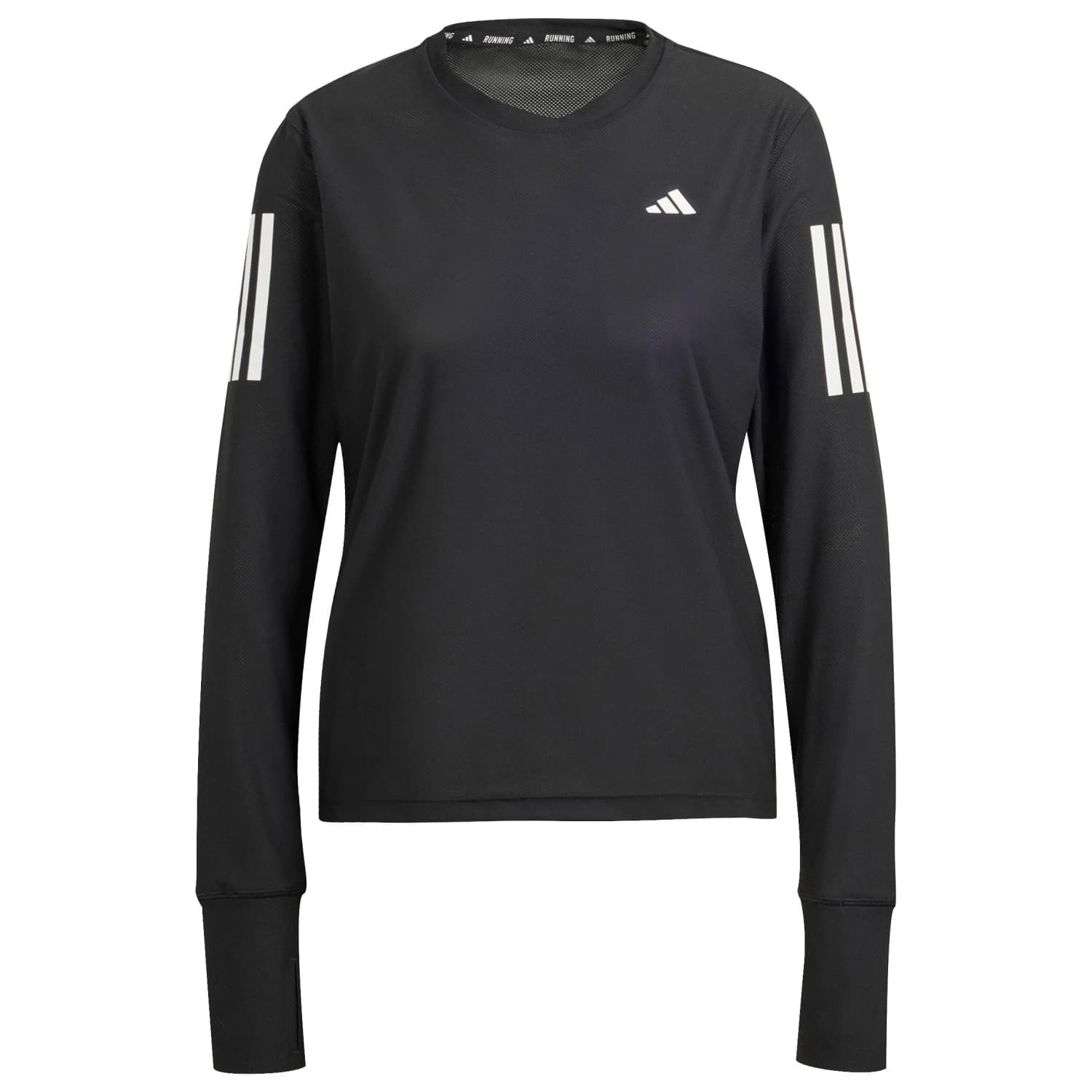 Дамска тениска Adidas Women's Own the Run L/S Running shirt - Black