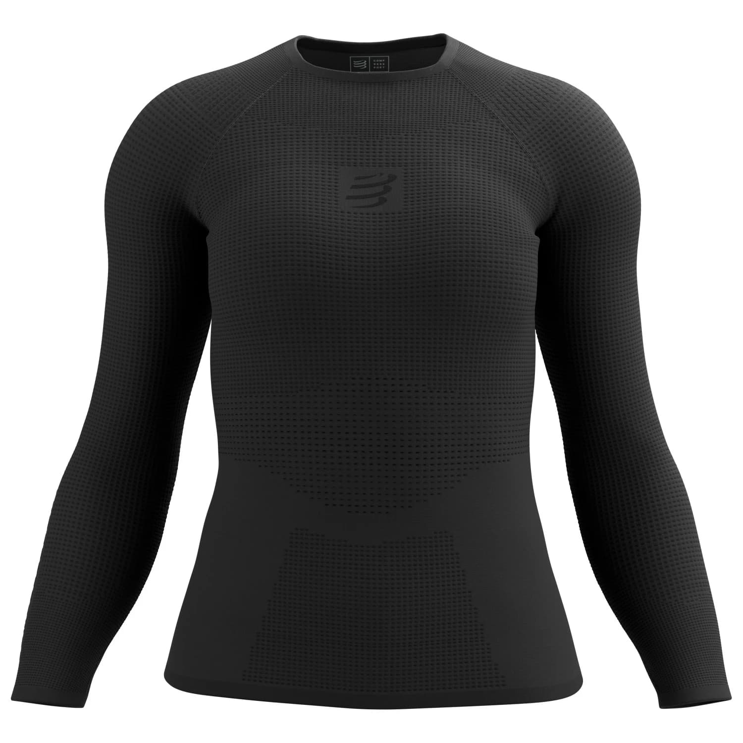 Дамска тениска Compressport Women's On/Off Base Layer L/S Top Running shirt - Black