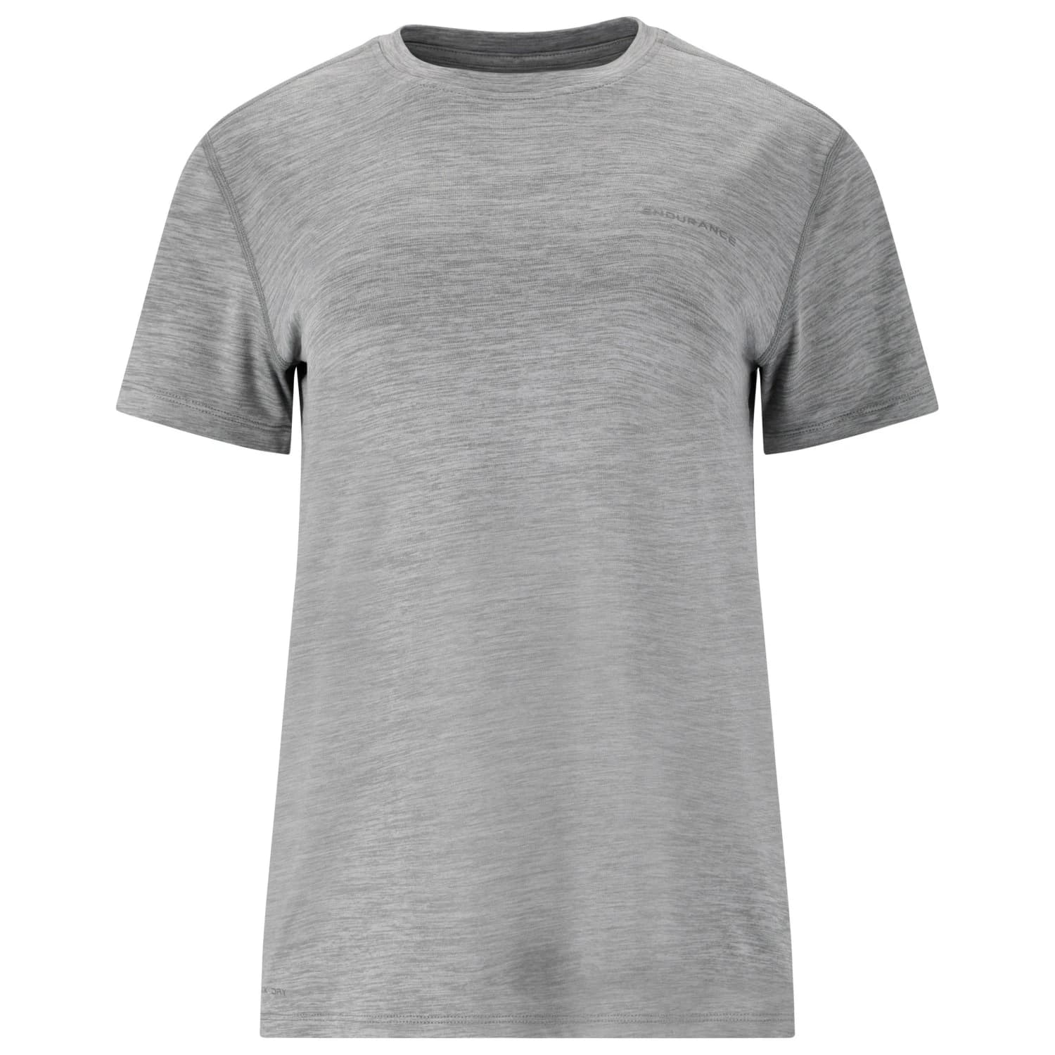 Дамска тениска Endurance Women's Alvaly Melange S/S Tee Sport shirt - Light Grey Melange