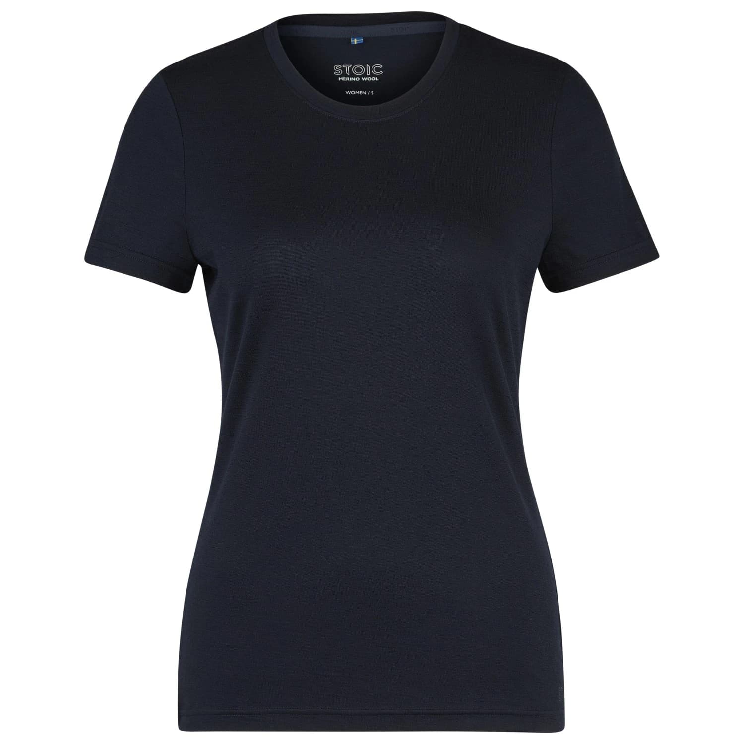 Дамско мериносово термобельо Stoic Women's Merino180 BengtSt. T-Shirt slim Merino shirt - Dark Navy