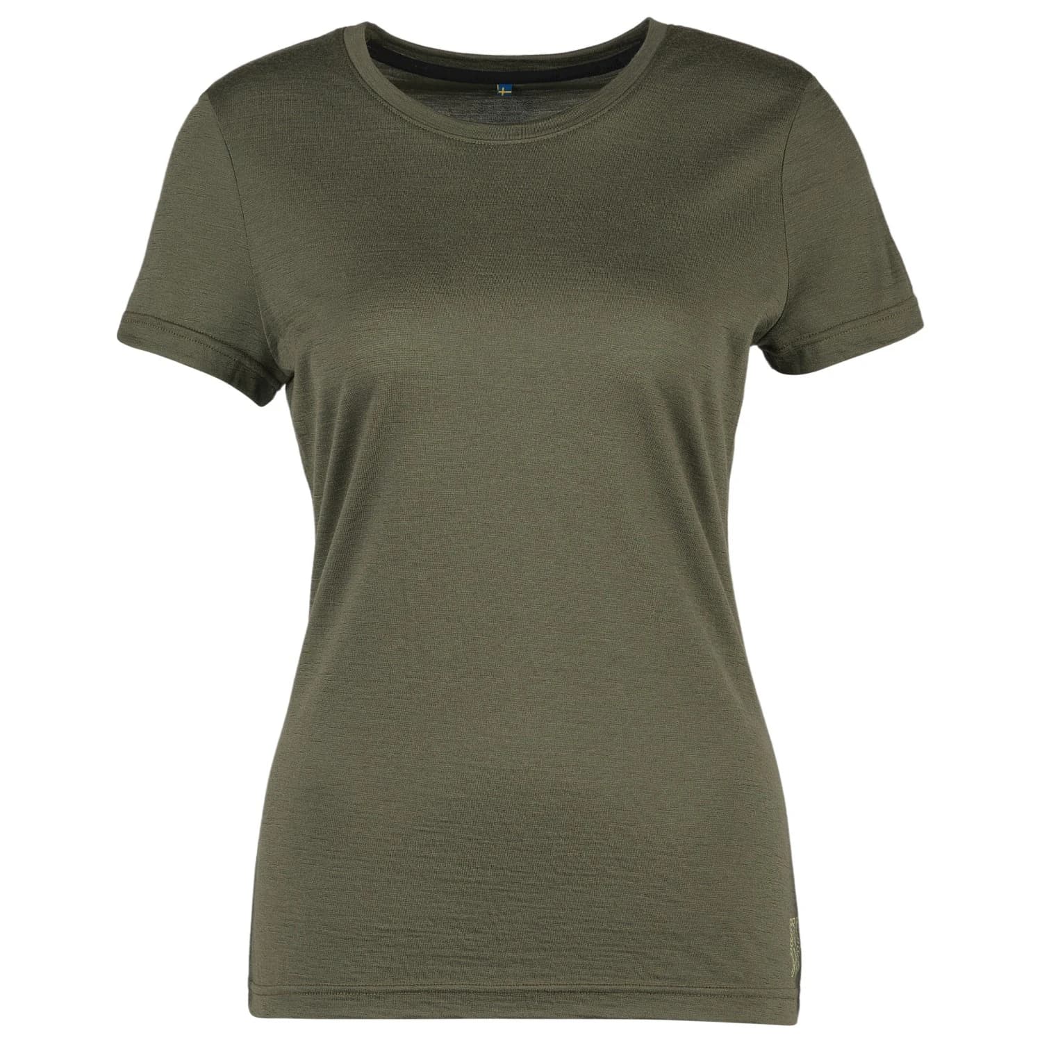 Дамско мериносово термобельо Stoic Women's Merino180 BengtSt. T-Shirt slim Merino shirt - Olive Green