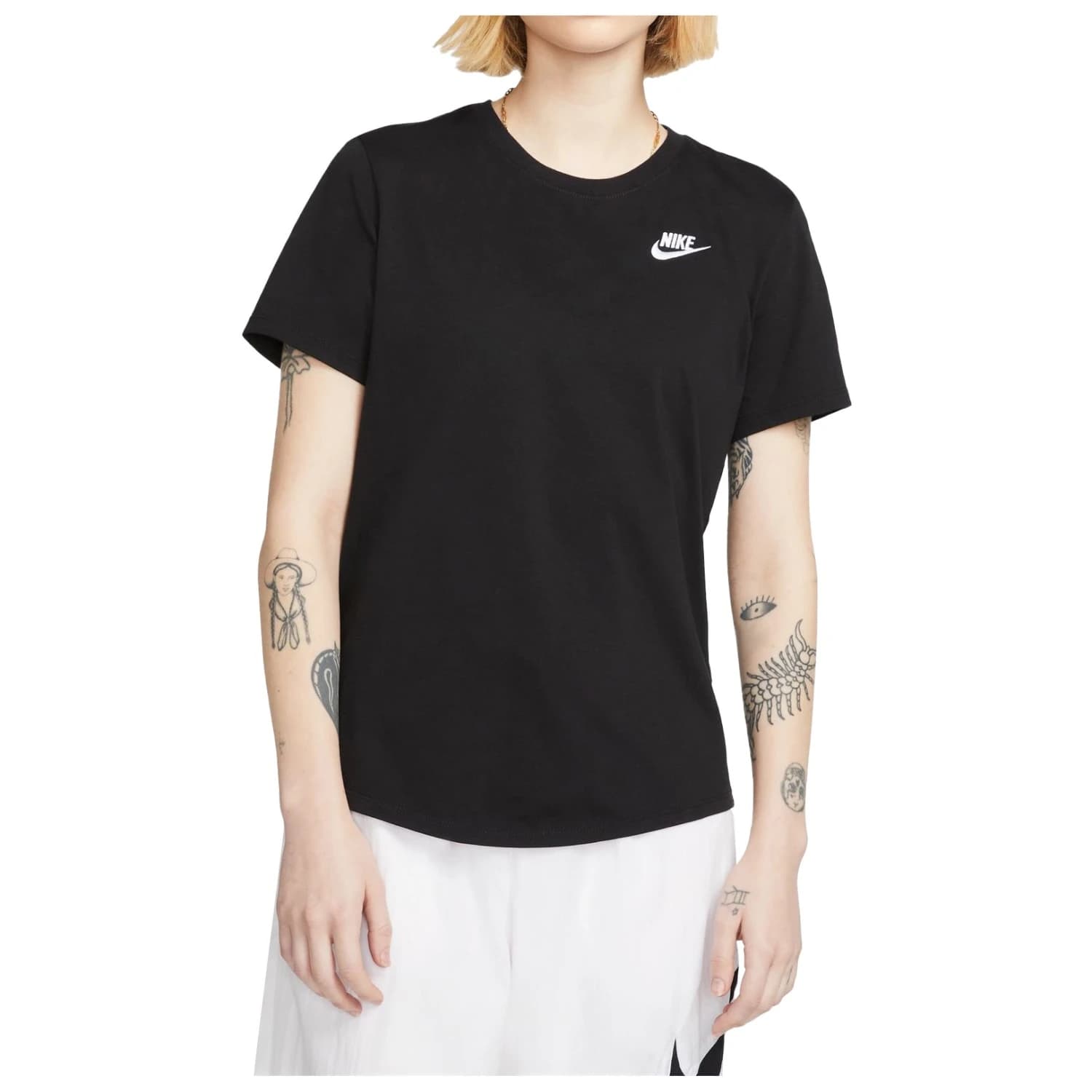 Дамска тениска Nike Women's Sportswear Club Essential Sport shirt - Black
