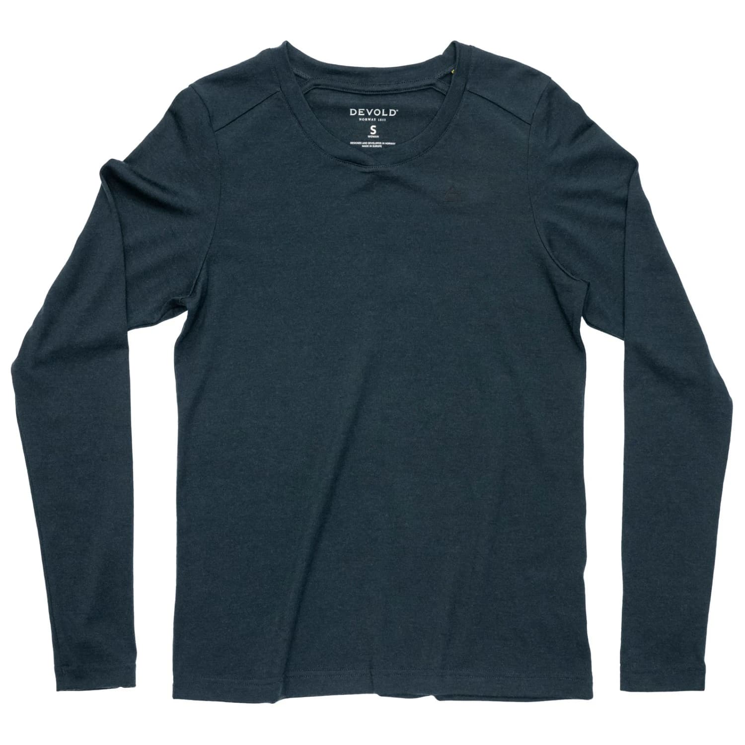 Дамска мериносова блуза Devold Women's Premium L/S Merino shirt - Ink