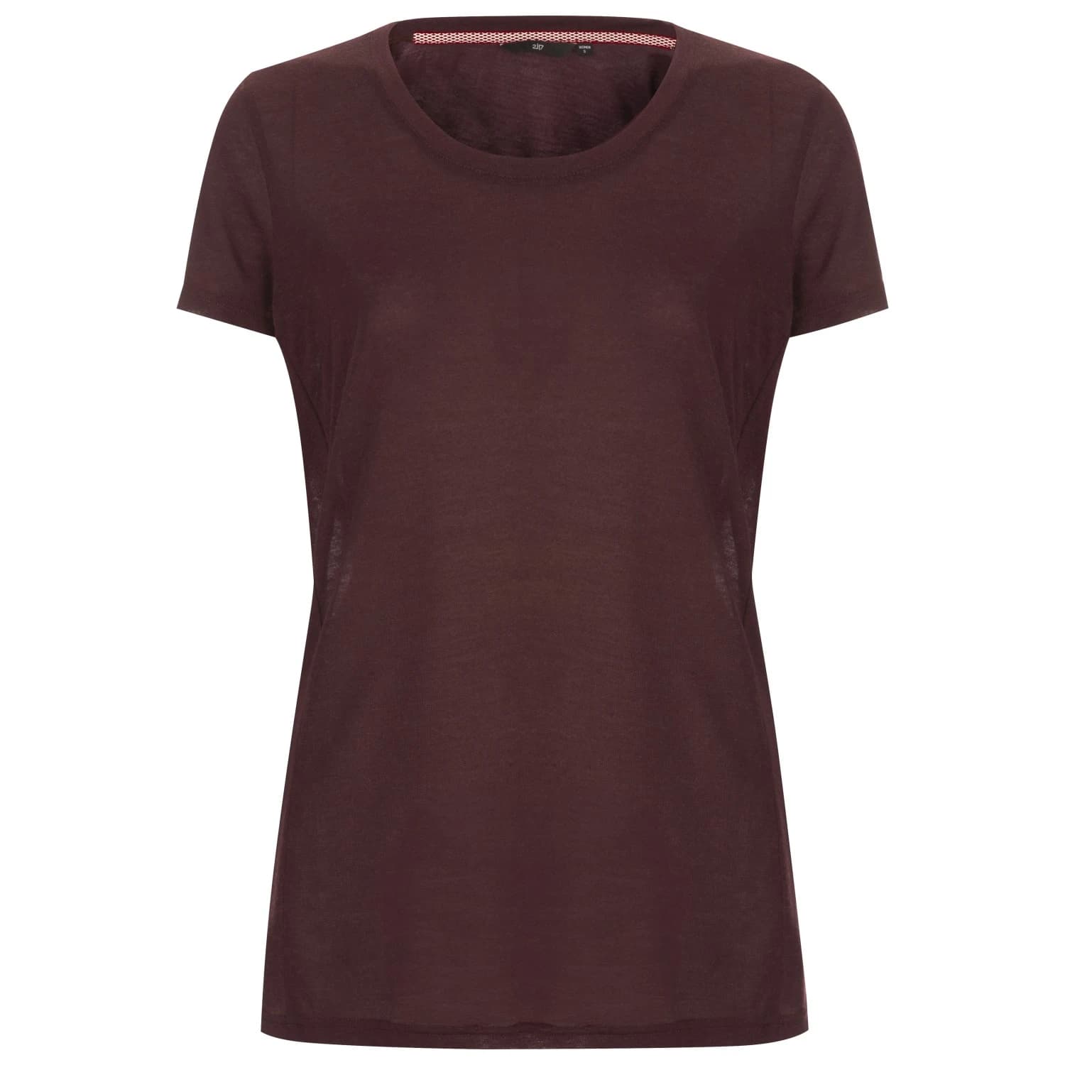 Мериносова блуза 2117 of Sweden Women's Almo T-Shirt Sport shirt - Dark Plum