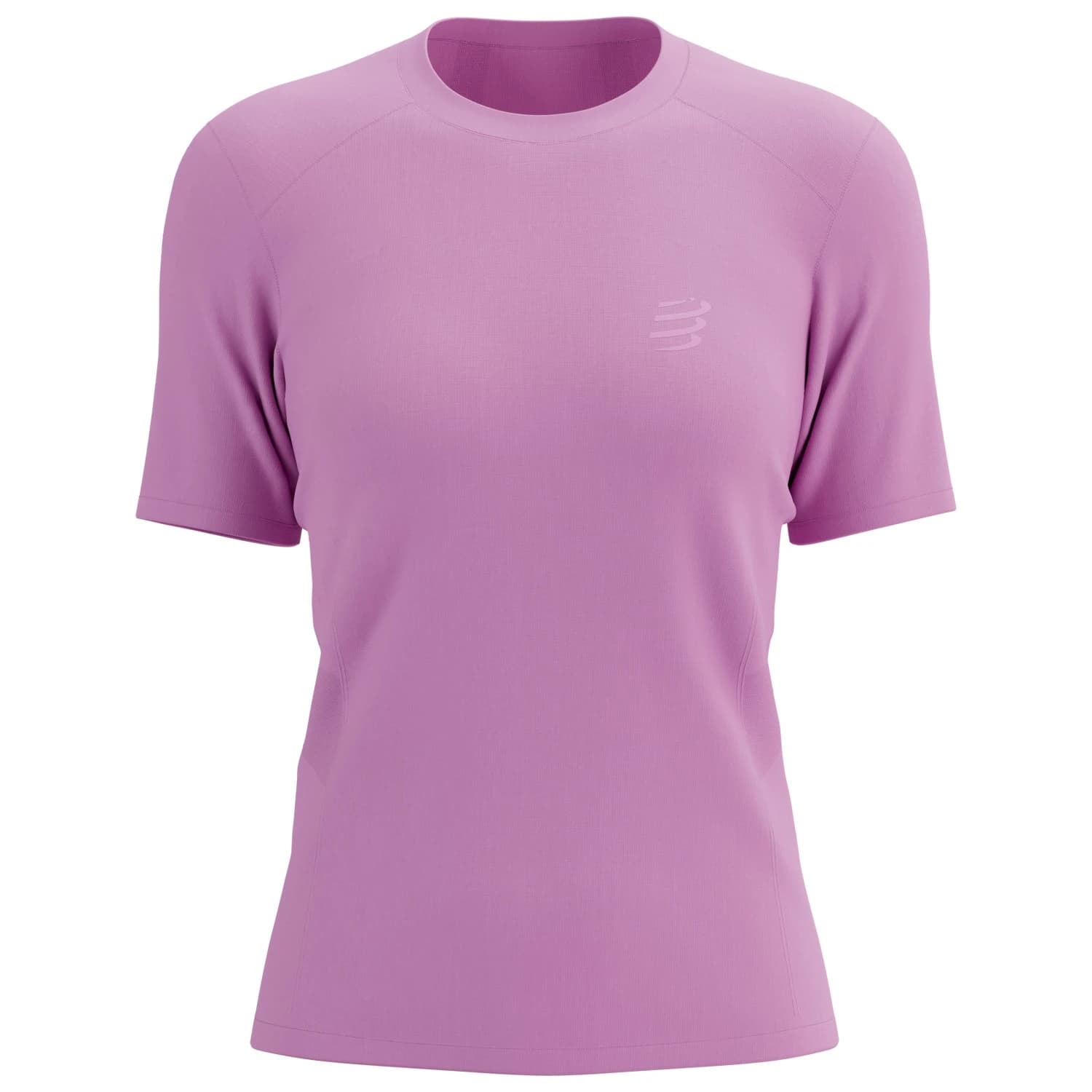 Дамска тениска Compressport Women's Performance S/S T-Shirt Running shirt - Cyclamen / Refelctive Cyclamen