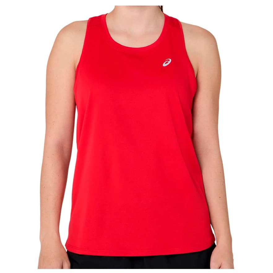 Дамски потник с широка презрамка Asics Women's Core Tank Tank top - Speed Red