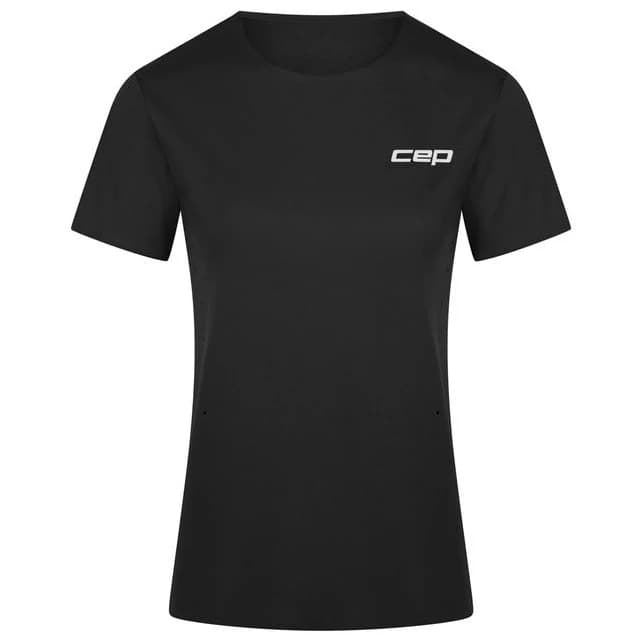 Дамска тениска CEP Women's Pro Run Ultralight Shirt Short Sleeve Running shirt - Black