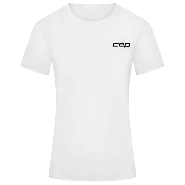 Дамска тениска CEP Women's Pro Run Ultralight Shirt Short Sleeve Running shirt - White