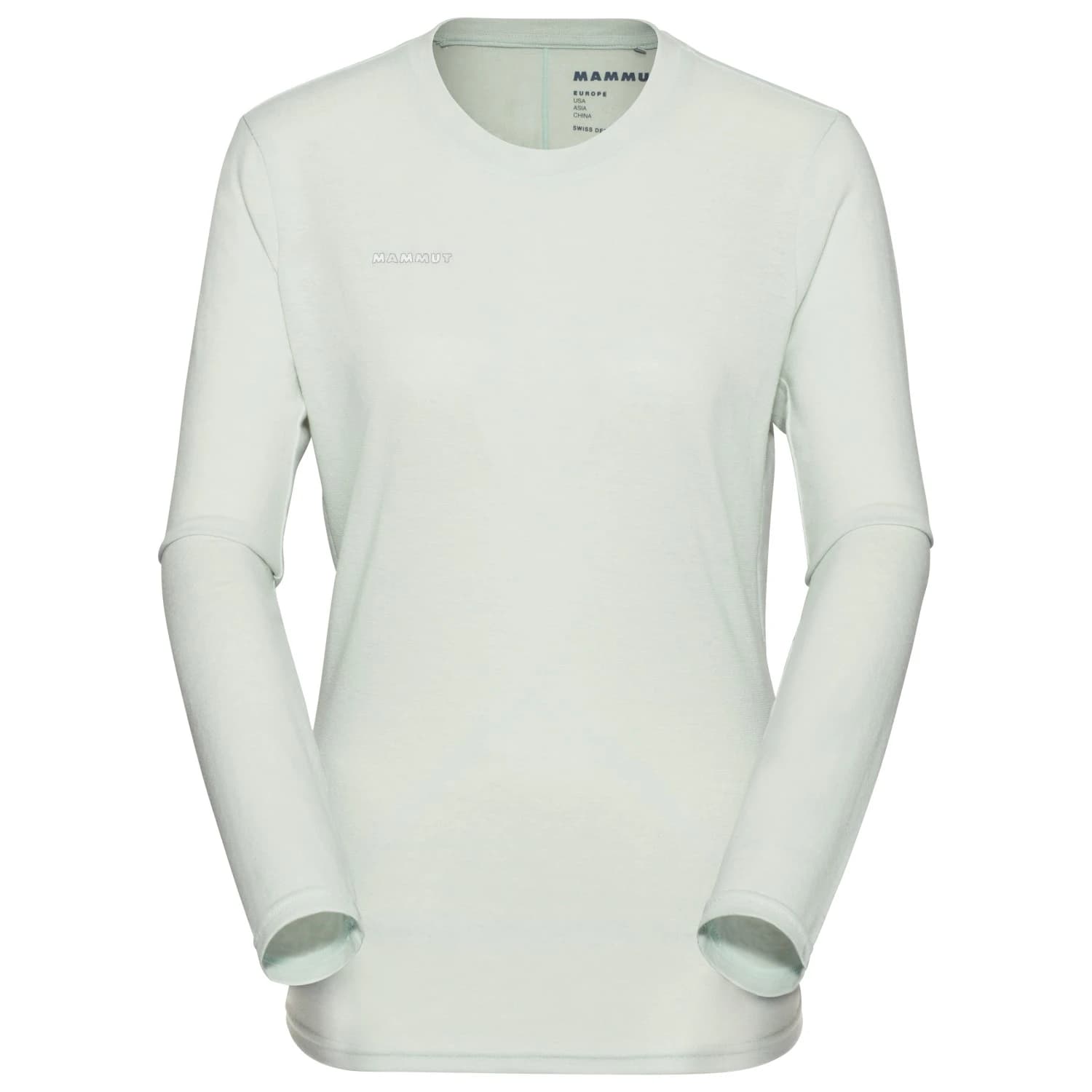 Дамска спортна тениска Mammut Women's Massone Light Longsleeve Longsleeve - Silver Sage