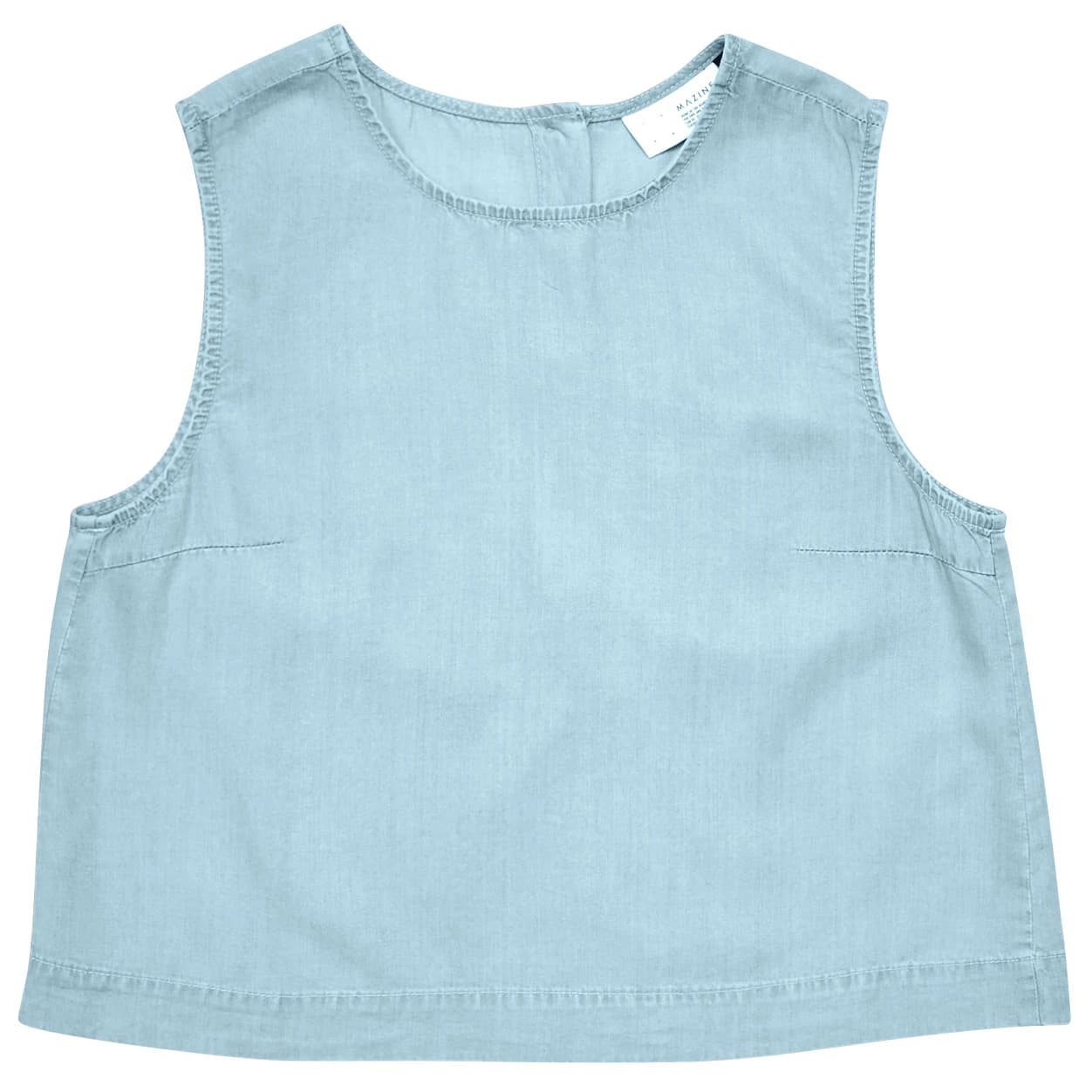Дамски потник с широка презрамка Mazine Women's Denim Top Tank top - Light Blue Wash