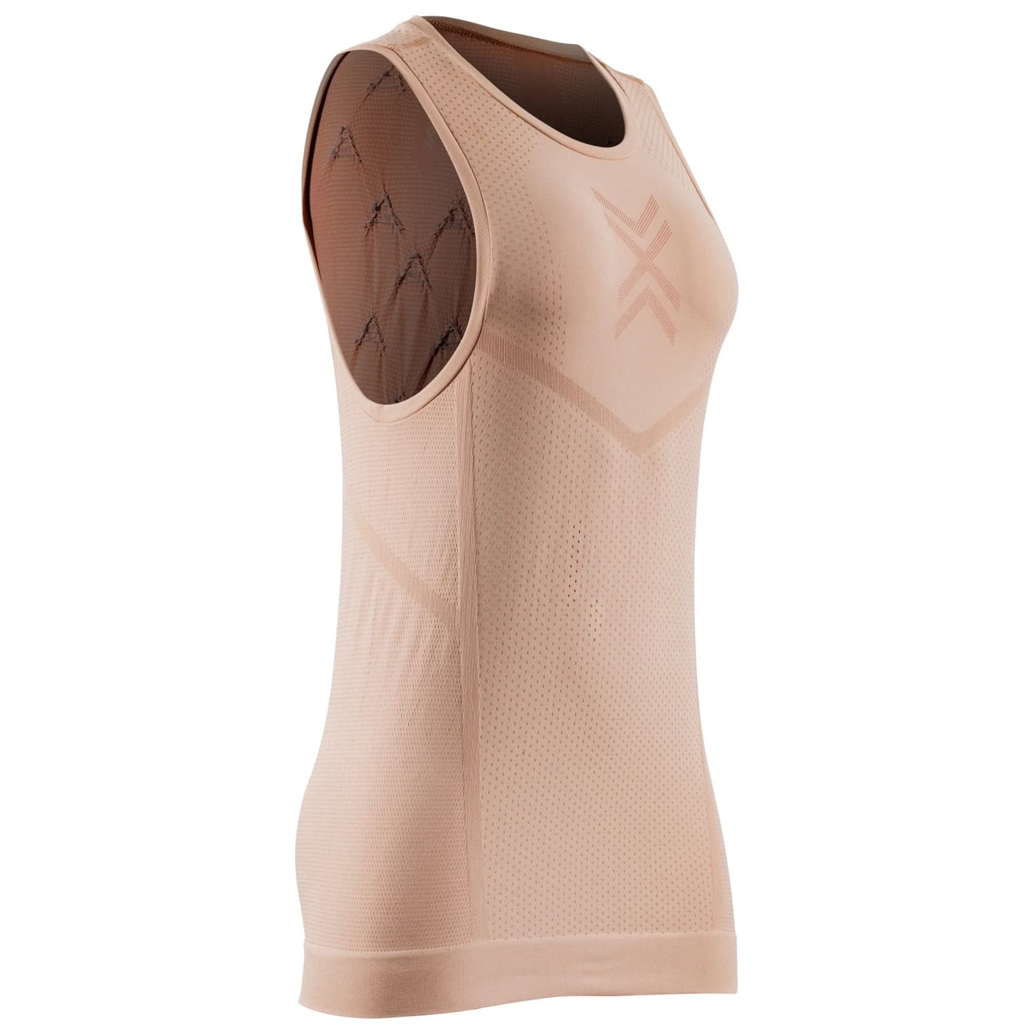 Дамска тениска X-bionic Women's Xceed Run Tank Top Running shirt - Fresh Peach / Dusty Rose