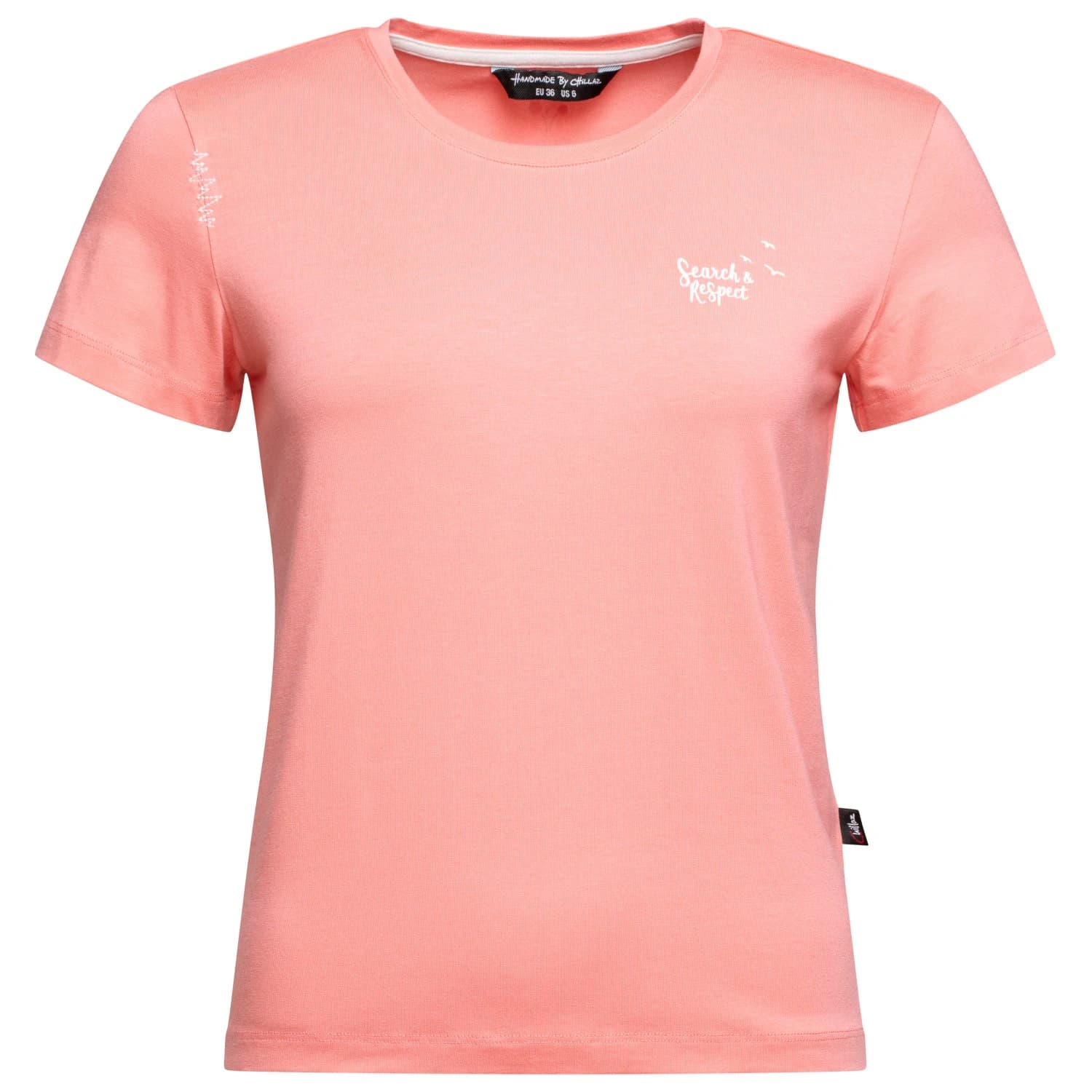 Дамска тениска Chillaz Women's Iseo Search & Respect T-Shirt - Coral