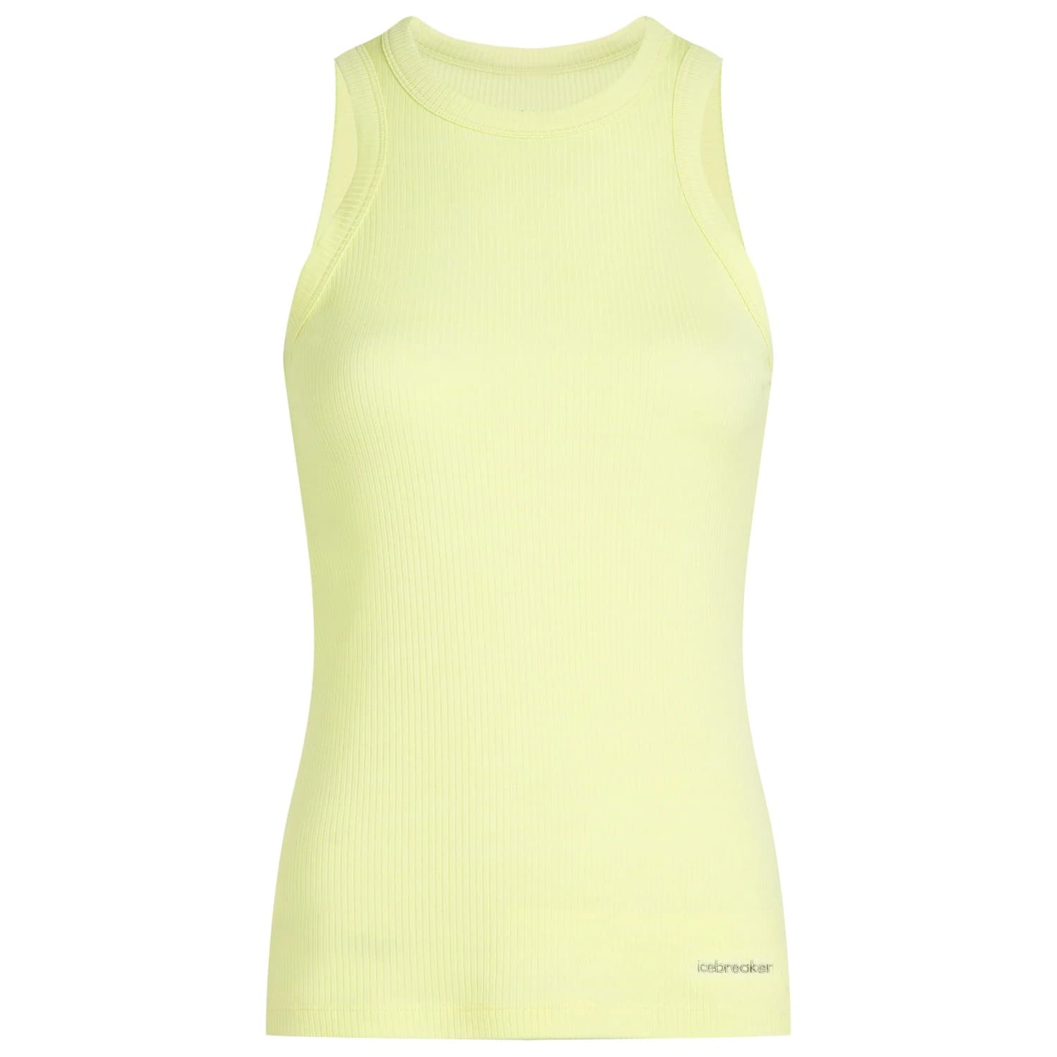 Дамски потник с широка презрамка Icebreaker Women's Merino Rib Lotus Tank Tank top - Citrine