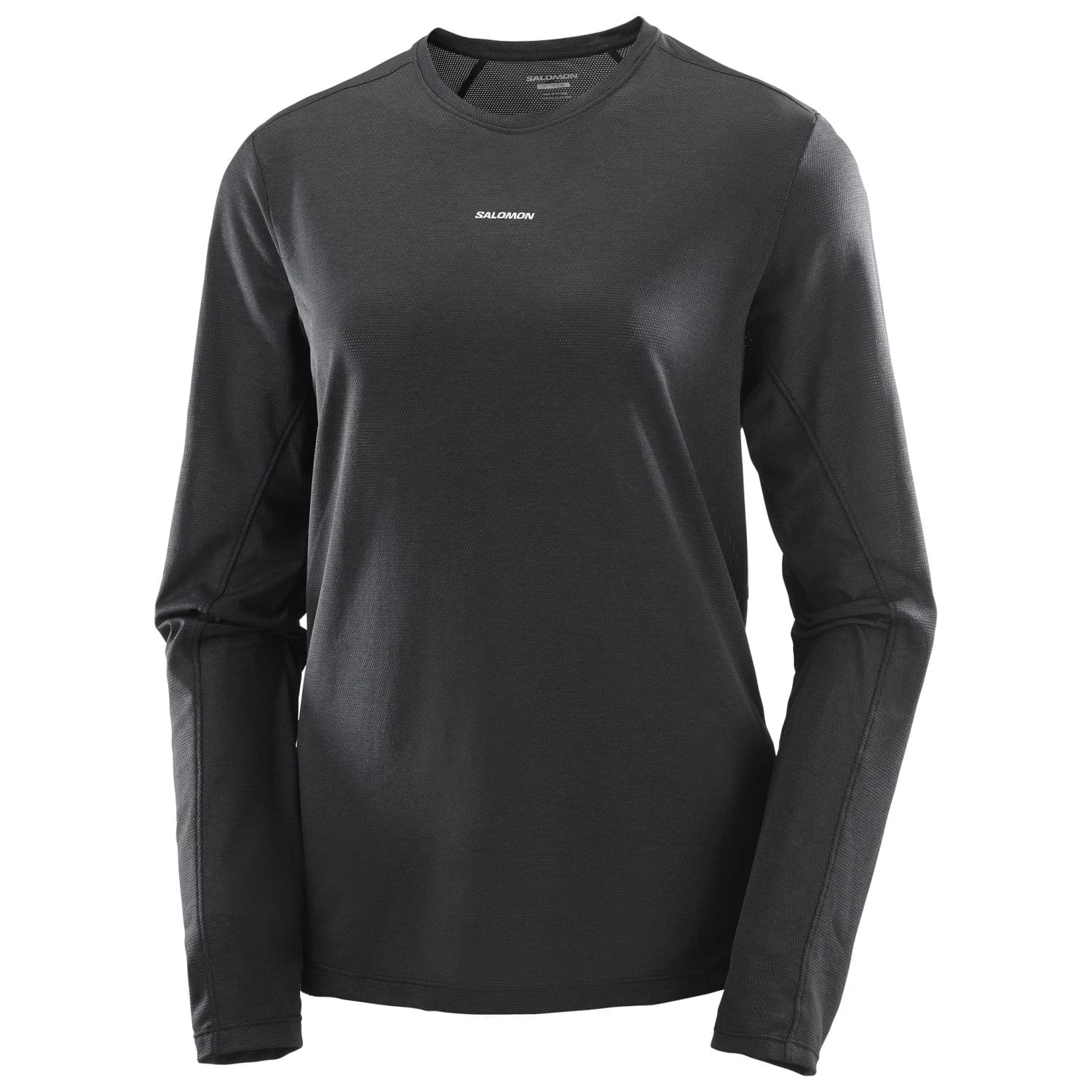 Дамска тениска Salomon Women's SHKout Core L/S Running shirt - Deep Black
