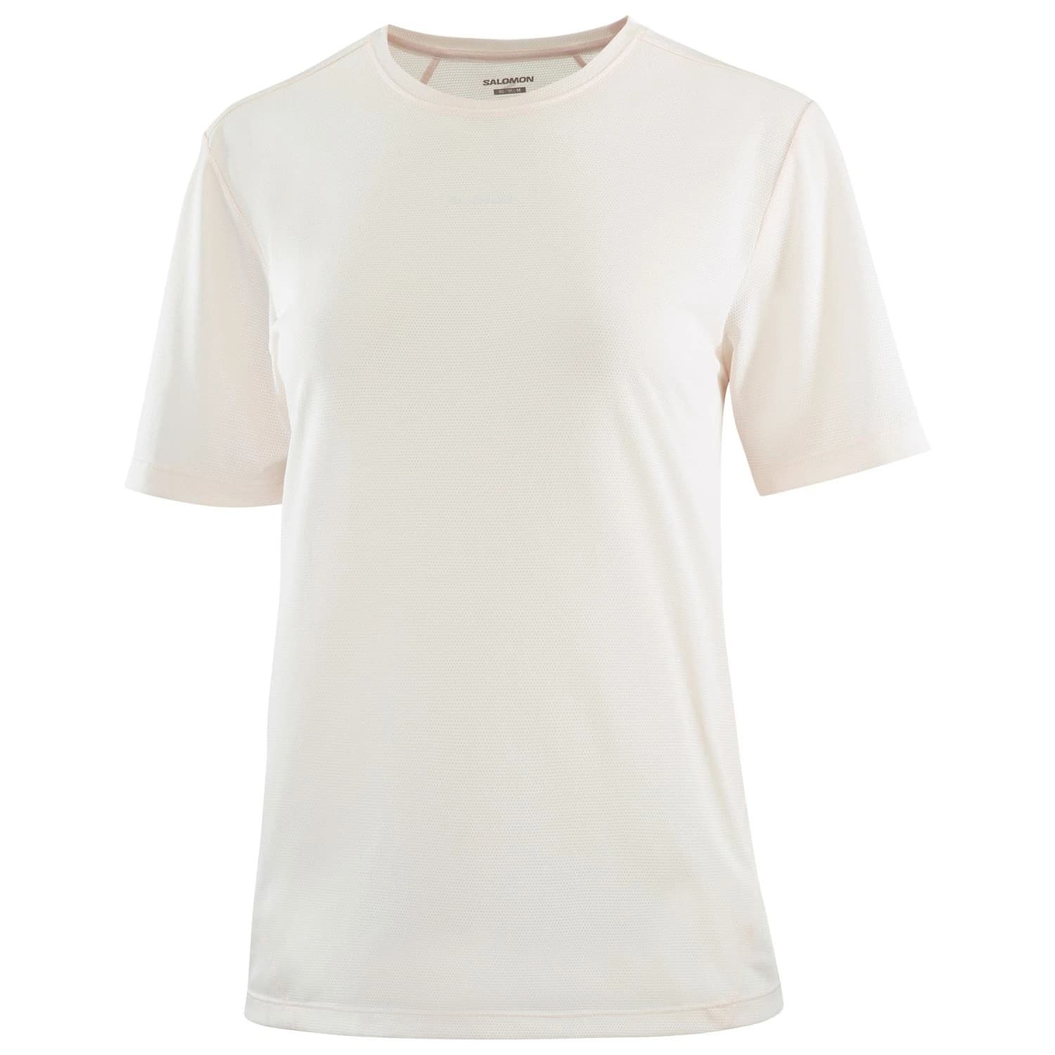 Дамска тениска Salomon Women's SHKout Core S/S Running shirt - Whisper White