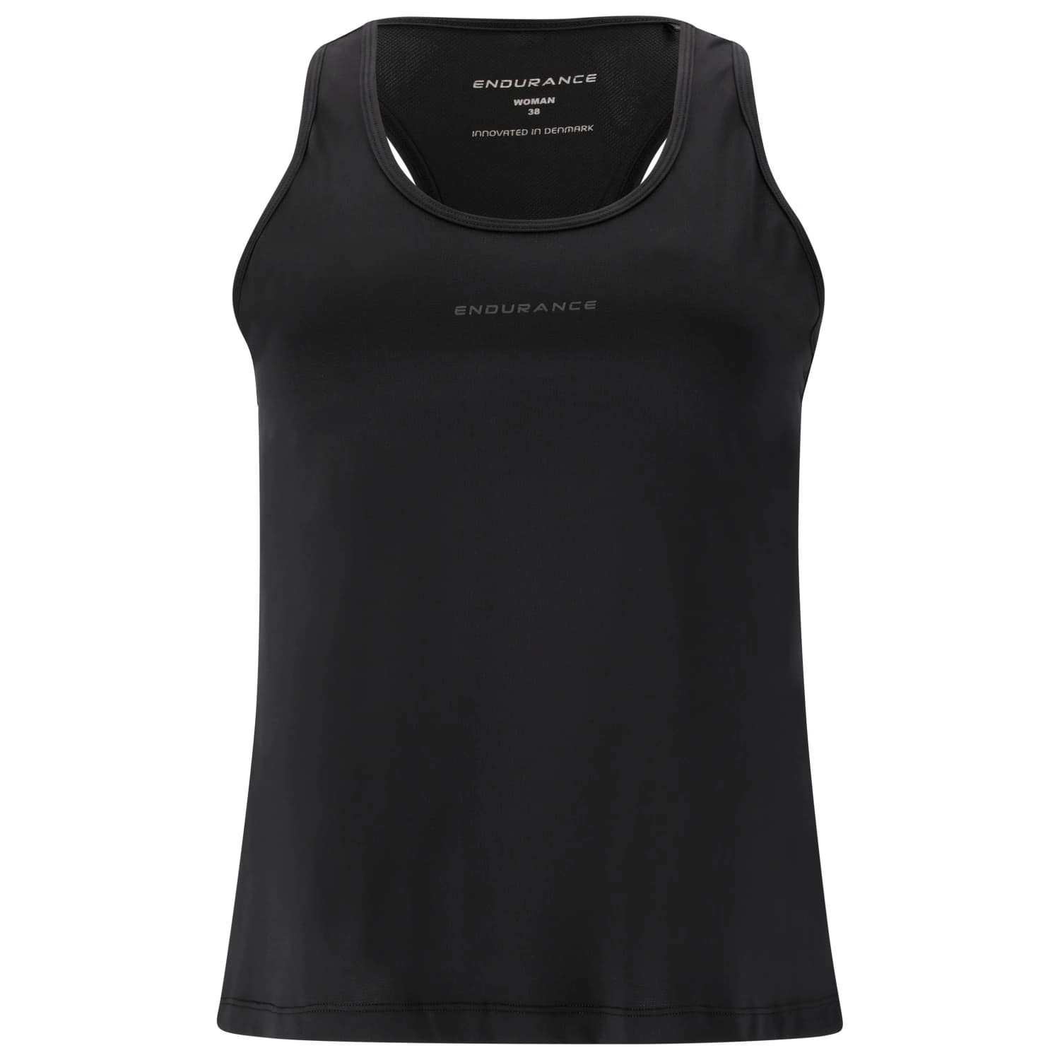 Дамски потник с широка презрамка ENDURANCE Women's Nan Running Top Tank top - Black