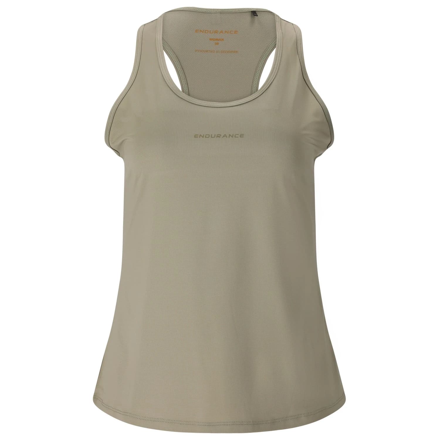 Дамски потник с широка презрамка Endurance Women's Nan Running Top Tank top - Seagrass
