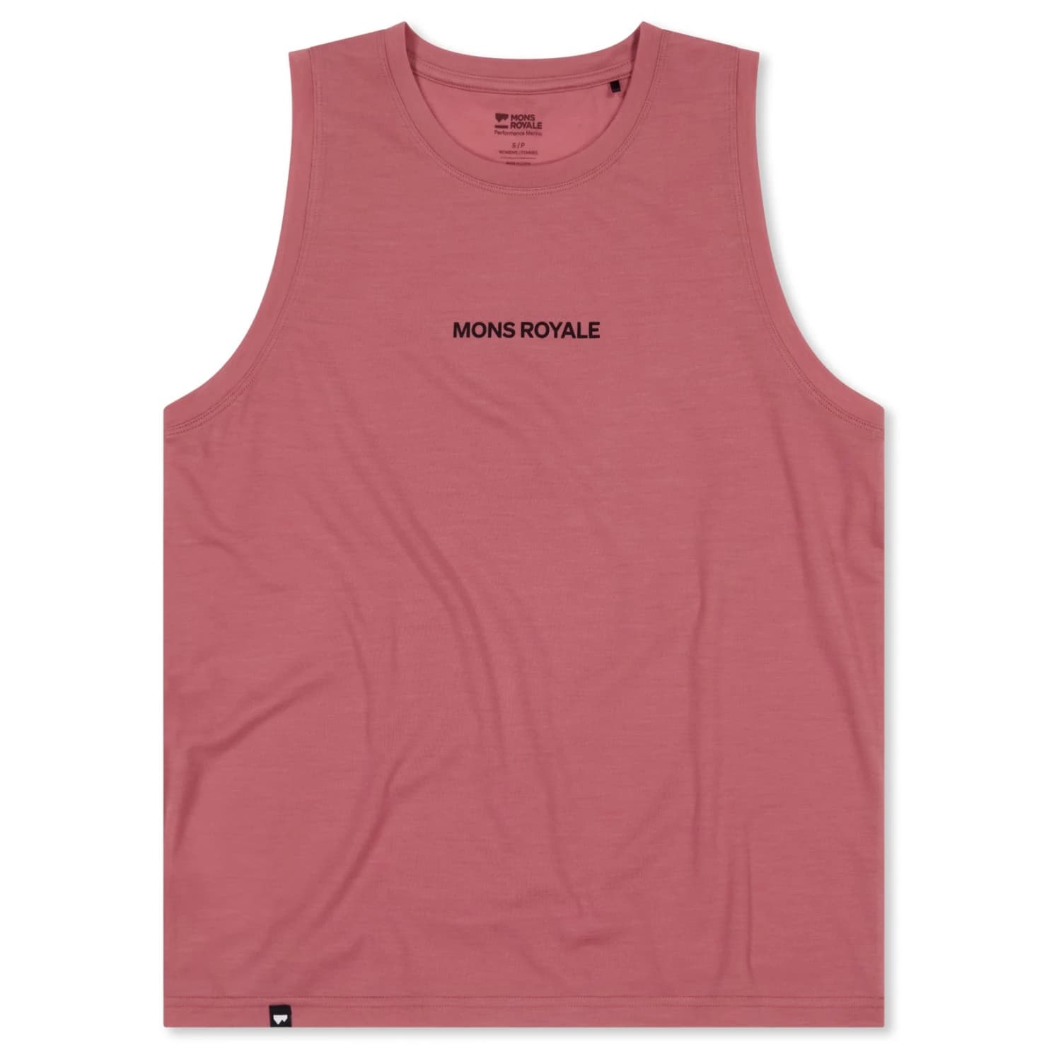 Дамска мериносова блуза Mons royale Women's Icon Merino Tank Merino shirt - Canyon Rose
