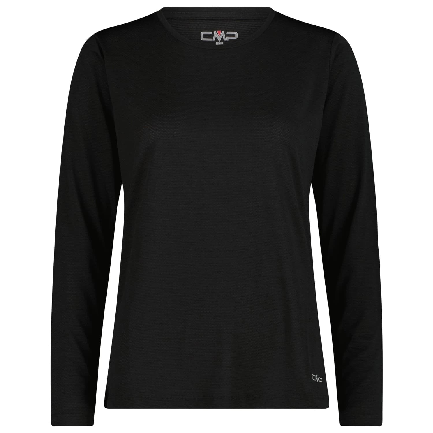 Дамска спортна тениска Cmp Women's L/S Jacquard T-Shirt Sport shirt - Antracite