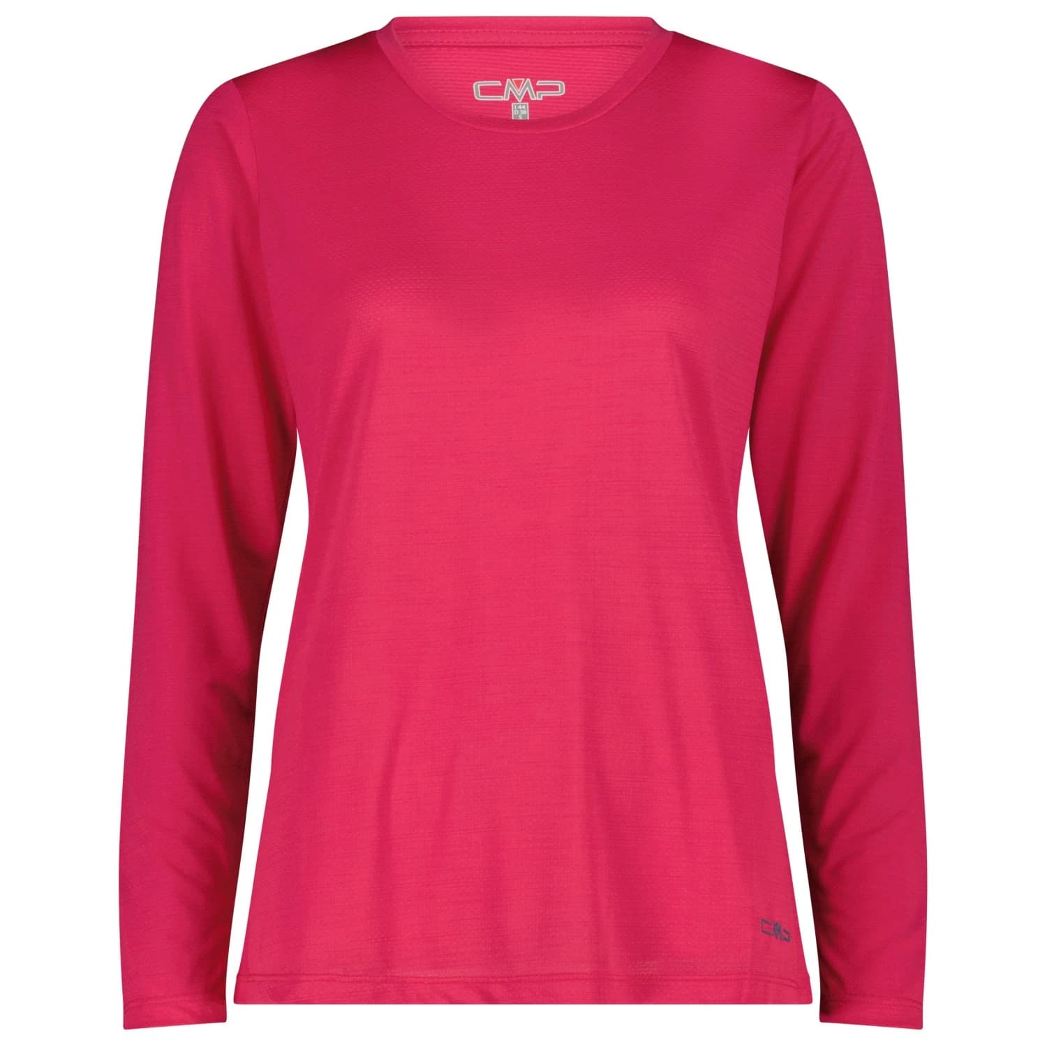 Дамска спортна тениска Cmp Women's L/S Jacquard T-Shirt Sport shirt - Magenta