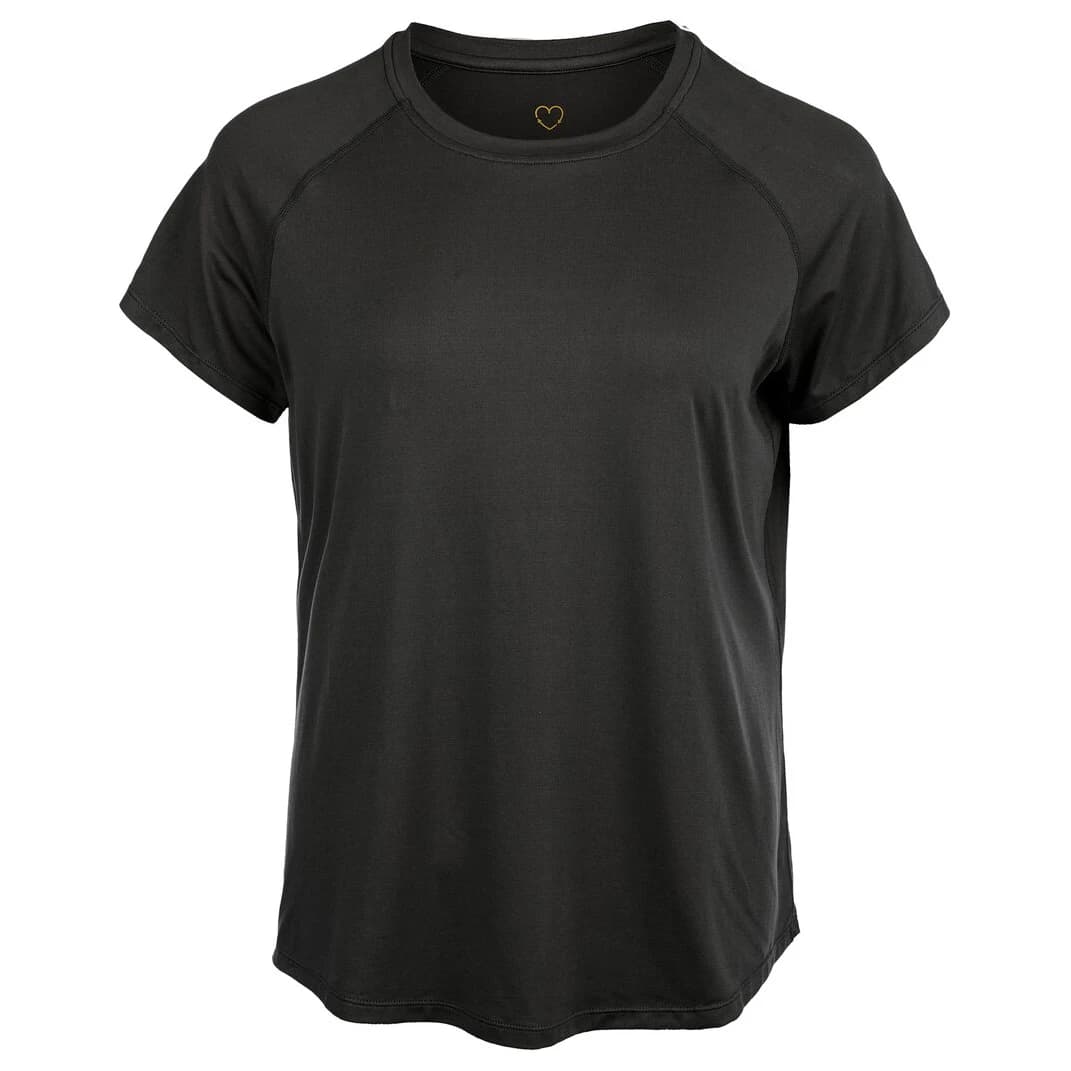 Дамска спортна тениска ATHLECIA Women's Gaina V2 S/S Tee Sport shirt - Black