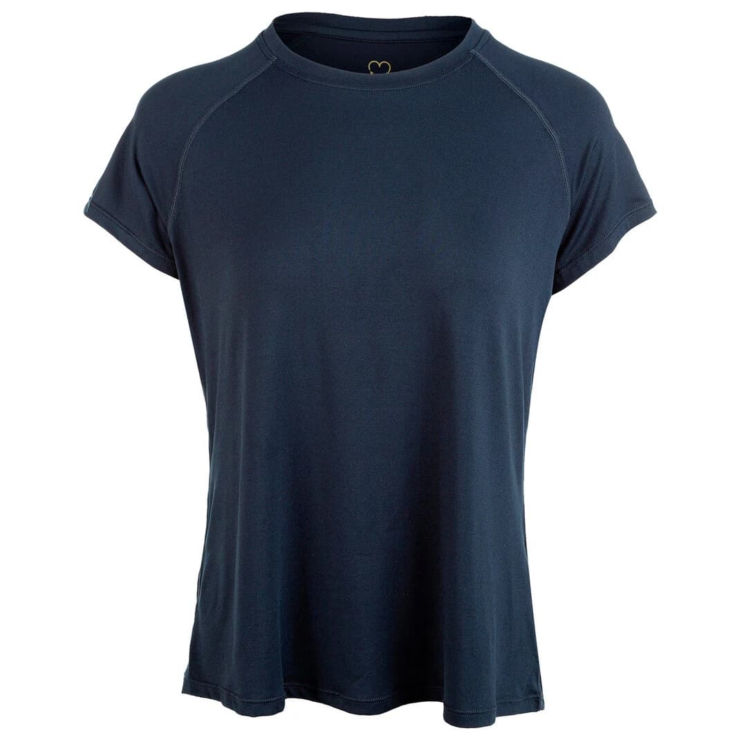 Дамска спортна тениска Athlecia Women's Gaina V2 S/S Tee Sport shirt - Dark Sapphire