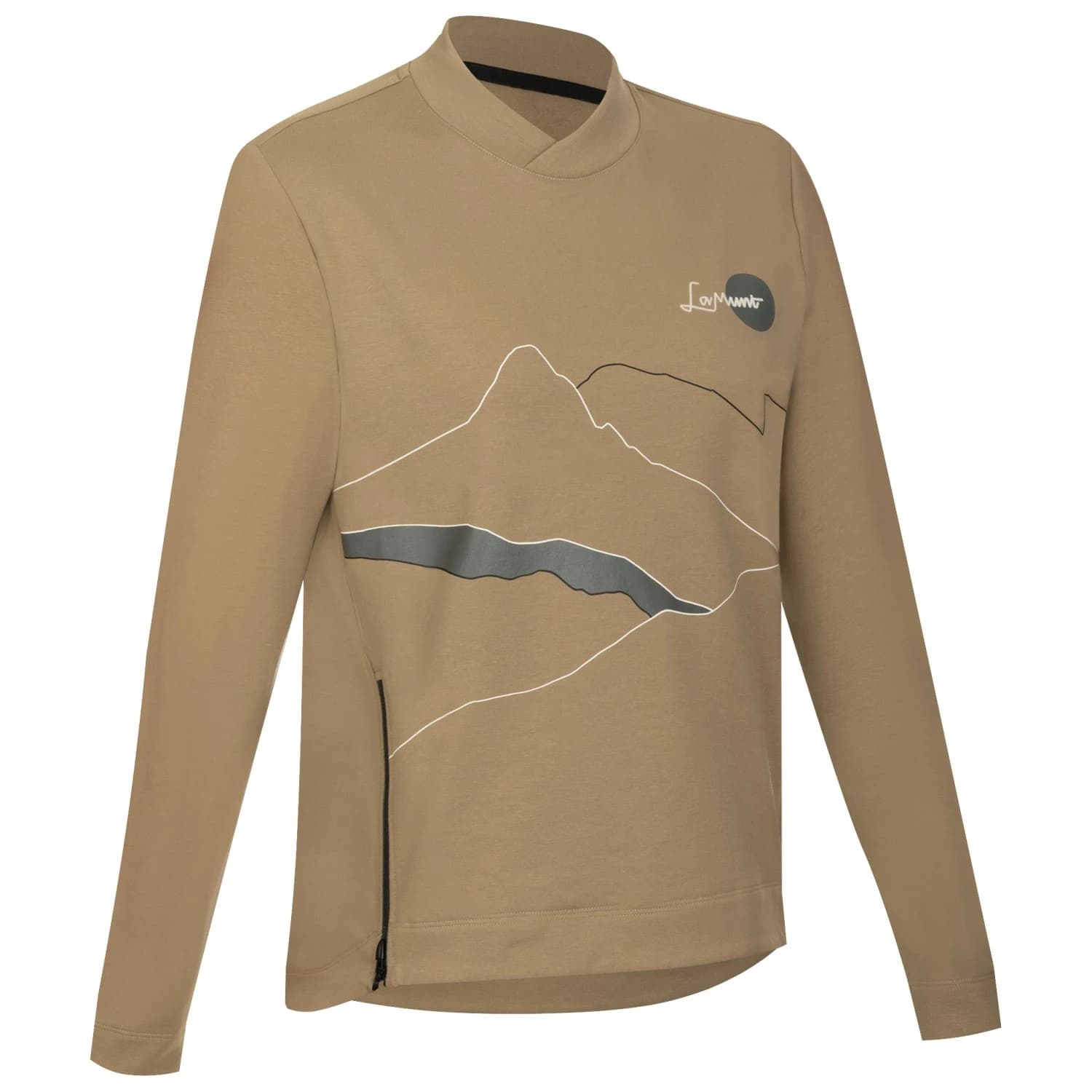 Дамска блуза с дълъг ръкав Lamunt Women's Erika Arty Sweater Longsleeve - Desert Taupe