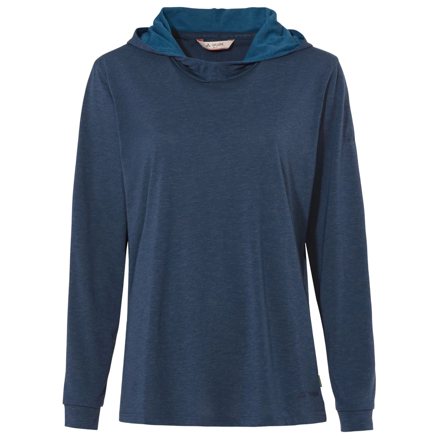 Дамска блуза с дълъг ръкав Vaude Women's Mineo L/S Hoody Longsleeve - Dark Sea