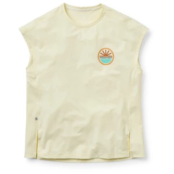 Дамска спортна тениска Passenger Women's Chase The Light Active T-Shirt T-shirt - Pale Yellow