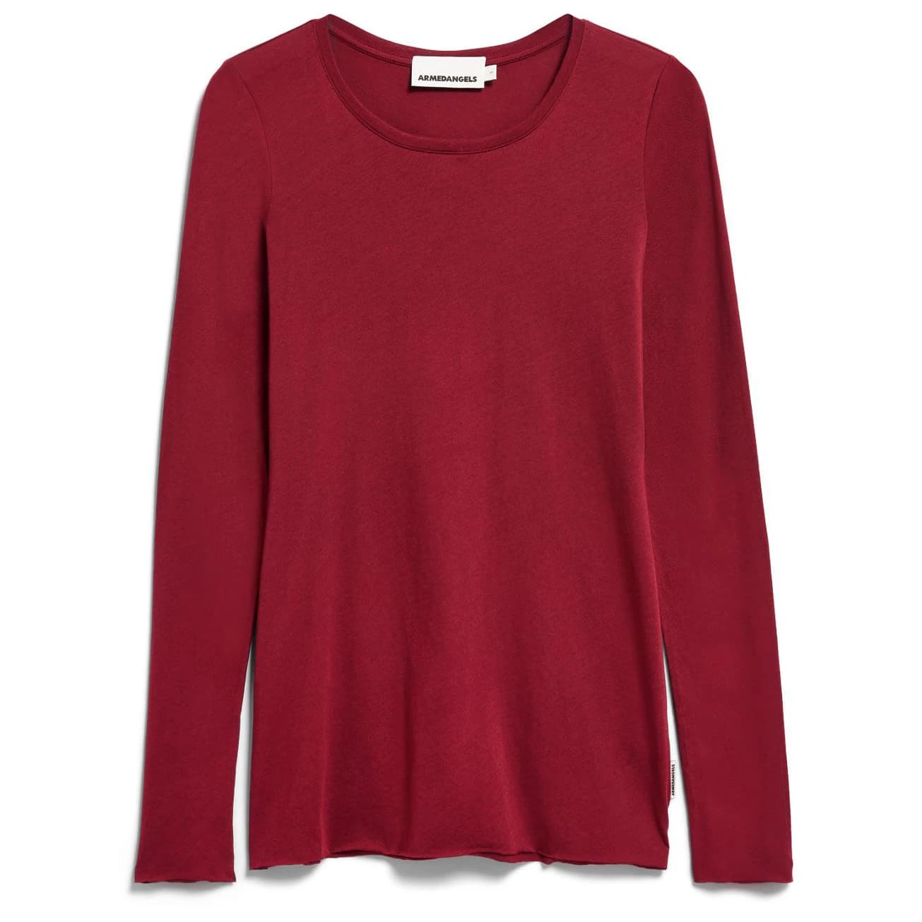 Дамска блуза с дълъг ръкав ARMEDANGELS Women's Einiaara Soft Longsleeve - Velvet Red