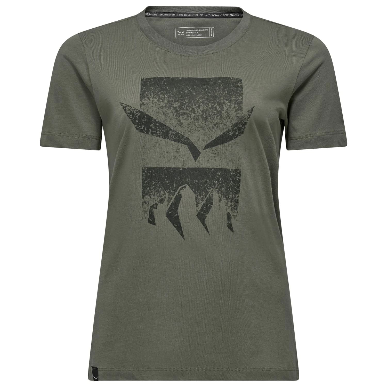Дамска тениска Salewa Women's Eagle 3Cime T-Shirt - Faded Green