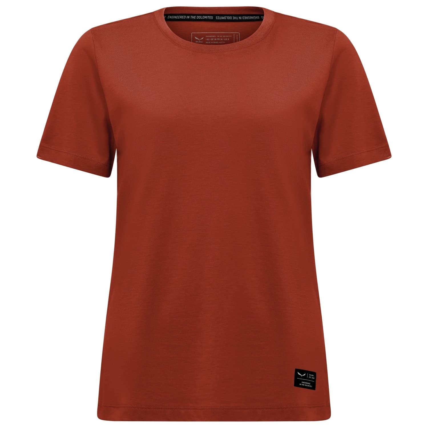 Дамска тениска Salewa Women's Eagle Logo Patch T-Shirt - Etruscan Red