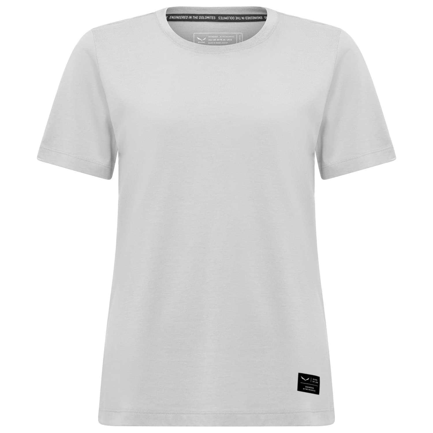 Дамска тениска Salewa Women's Eagle Logo Patch T-Shirt - Optical White