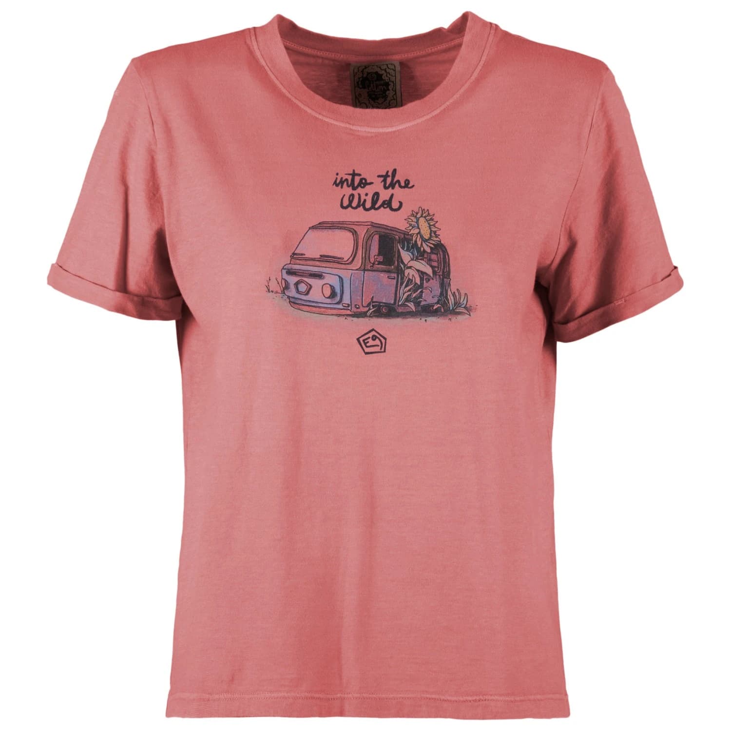 Дамска тениска E9 Women's Wild T-shirt - Flamingo