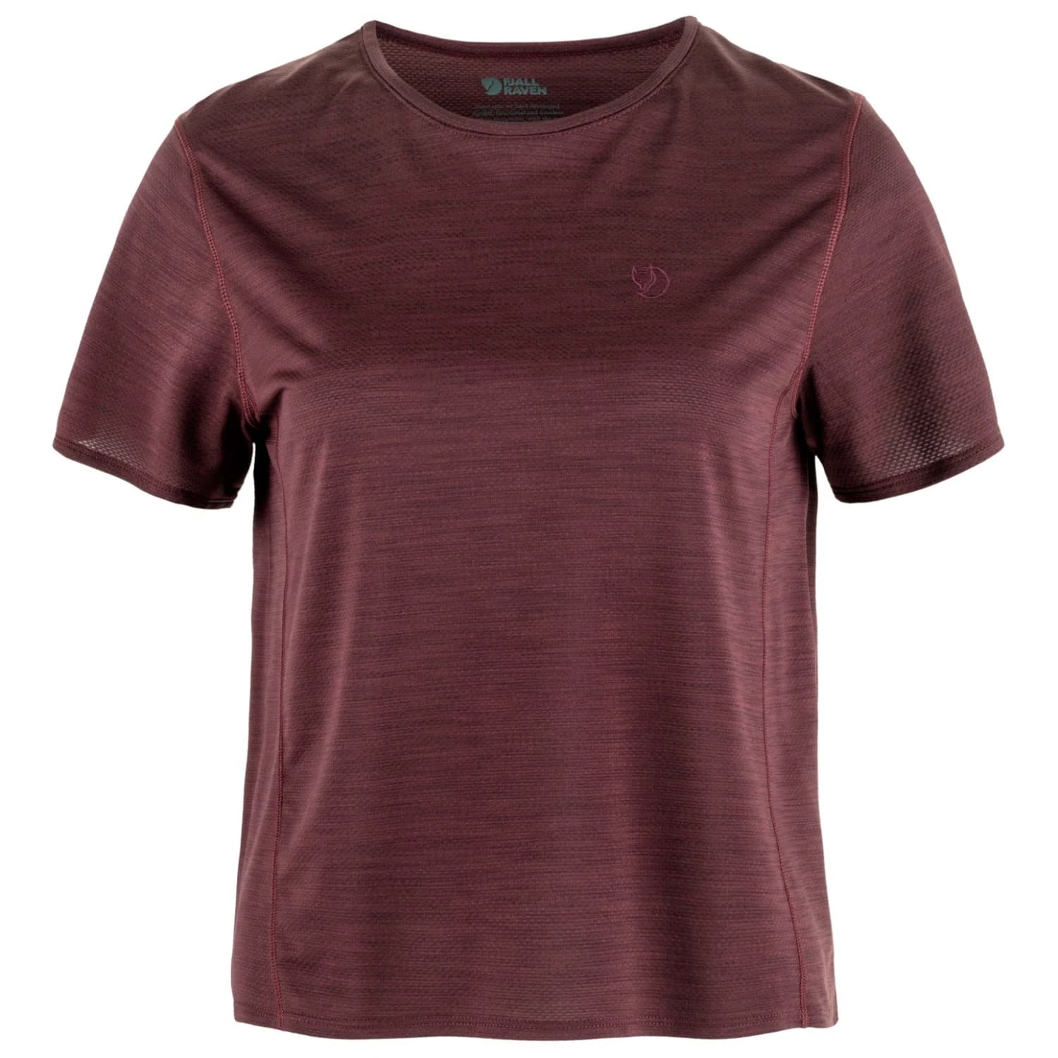 Дамска спортна тениска Fjällräven Women's Abisko Lite S/S Sport shirt - Port