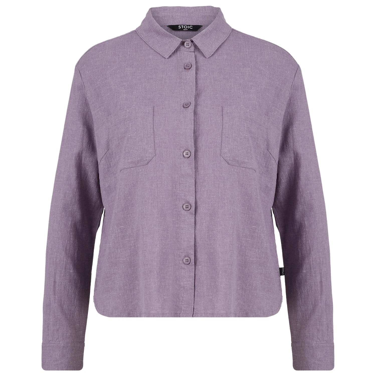 Дамска блуза Stoic Women's Hemp54 BjurholmSt. L/S Blouse - Plum Grey