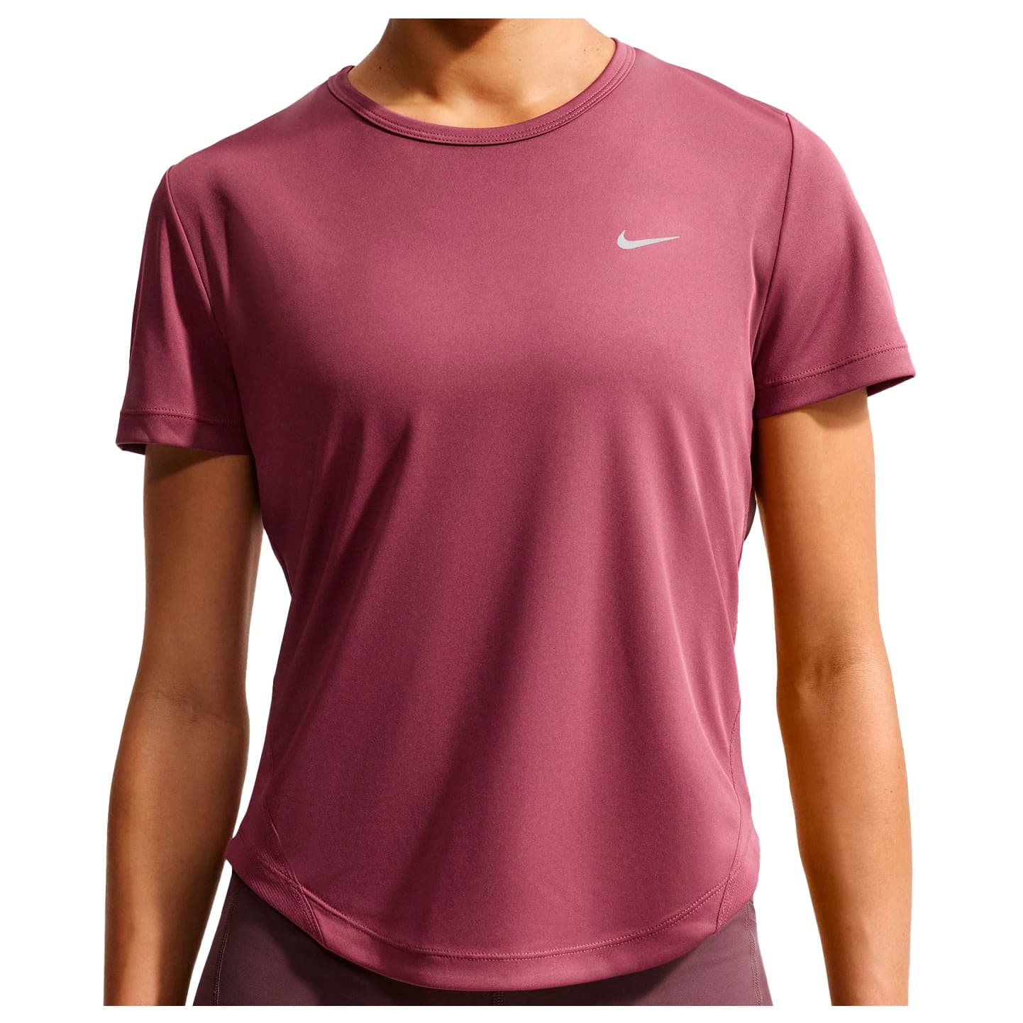 Дамска тениска Nike Women's Tempo Dri-Fit Short-Sleeve Running Top Running shirt - Pink Smoke / Reflective Silver