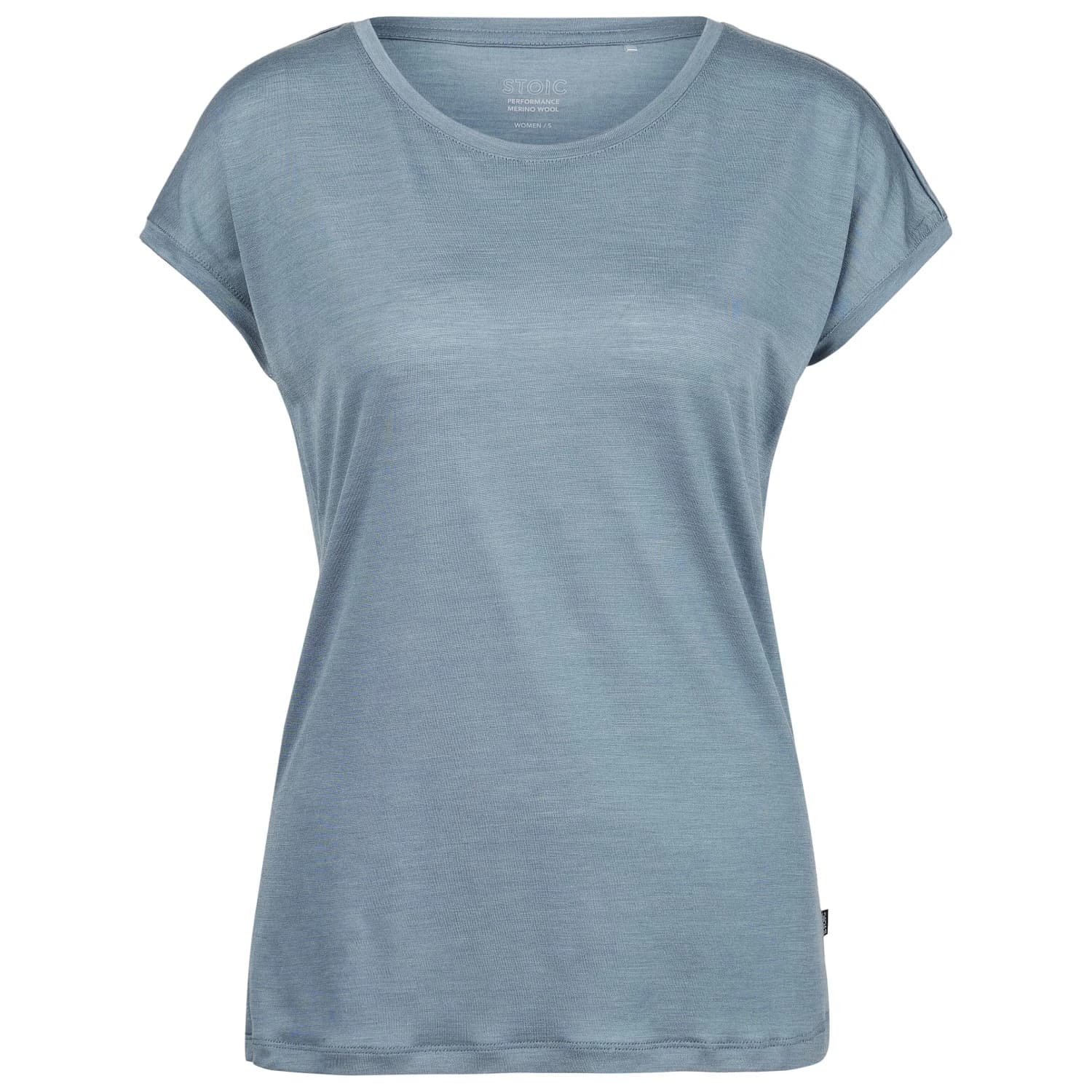 Дамска мериносова блуза Stoic Women's MerinoChill MMXX. Göteborg Loose Tee Merino shirt - Ocean Blue