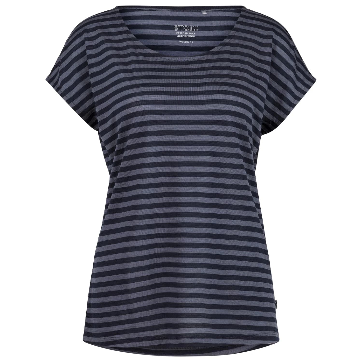 Дамска мериносова блуза Stoic Women's MerinoChill MMXX. Göteborg Loose Tee St Merino shirt - Dark Navy / Ink Grey