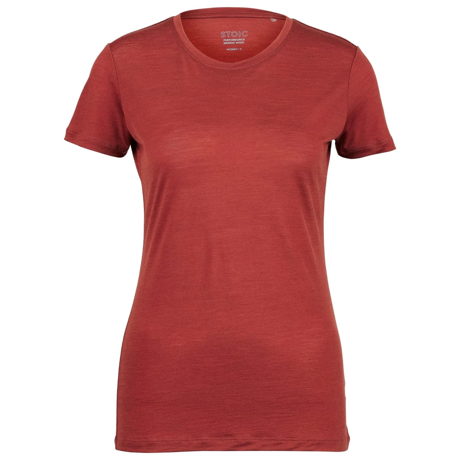 Дамска мериносова блуза Stoic Women's MerinoChill MMXX. Göteborg Tee Merino shirt - Barn Red