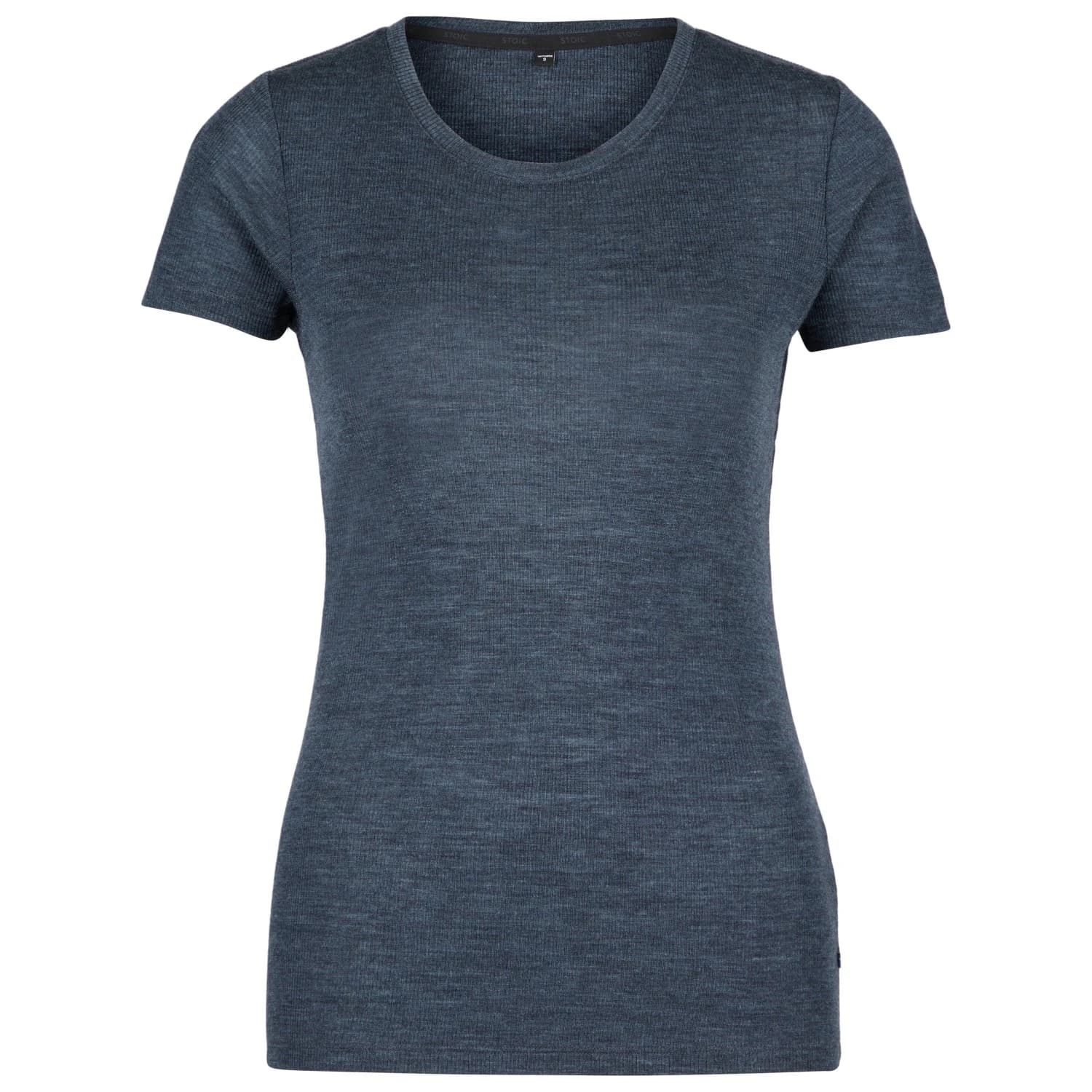 Дамска мериносова блуза Stoic Women's MerinoRib RonnebySt. Shirt Merino shirt - Dark Navy Melange